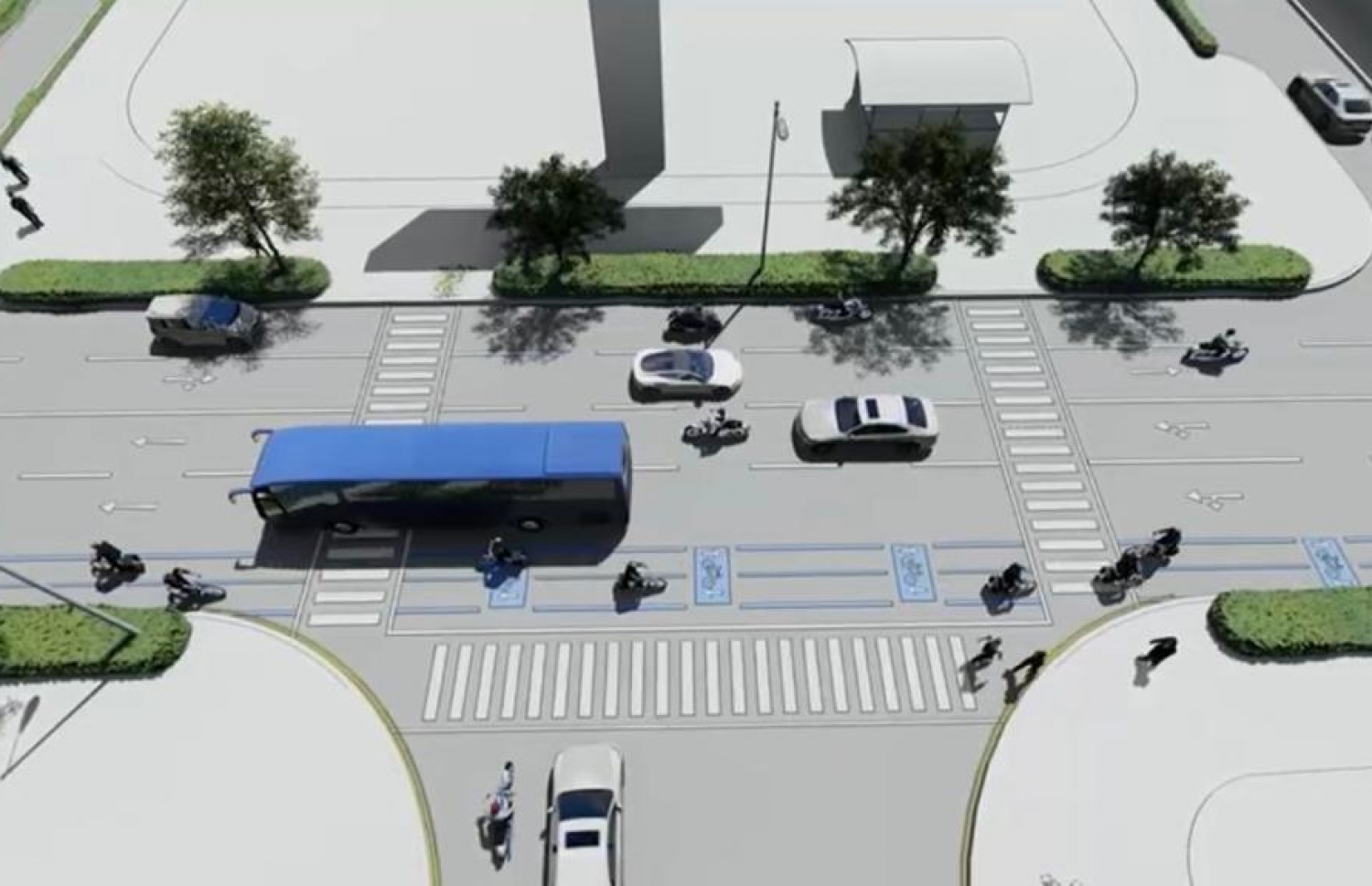 ހުޅުމާލެ ޓްރެފިކަށް ގެންނަ ބަދަލު ފެންނަ ކުރެހުމެއް. -- ފޮޓޯ: އެޗްޑީސީ