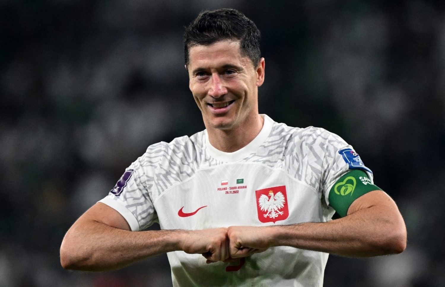 ލެވަންޑޯސްކީ، ސައުދީ ކޮޅަށް ލަނޑު ޖެހުމަށް ފަހު. -- ފޮޓޯ: އޭއެފްޕީ