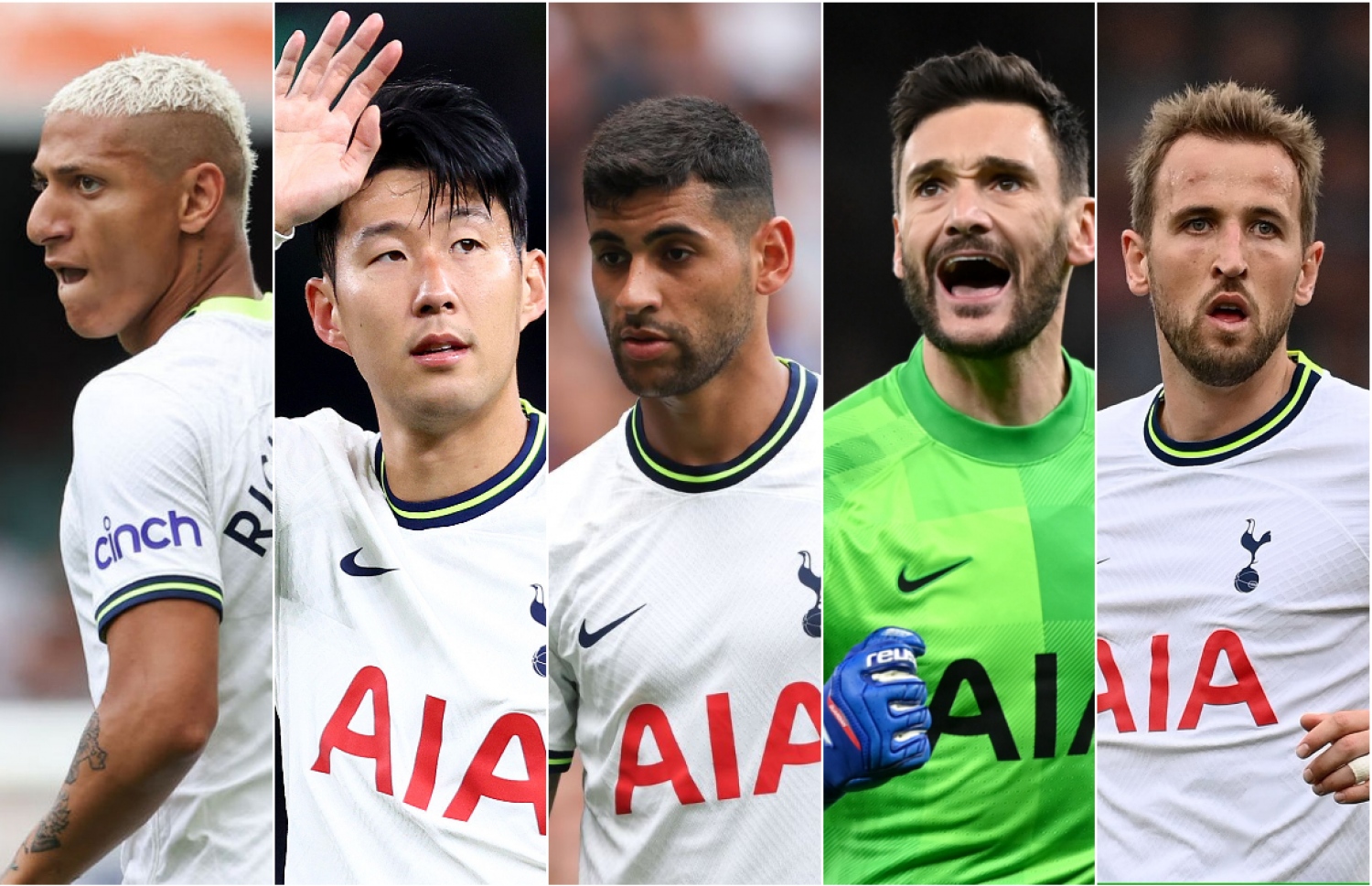 ވޯލްޑް ކަޕަށް ދިޔަ ޓޮޓެންހަމްގެ ބައެއް ކުޅުންތެރިން.