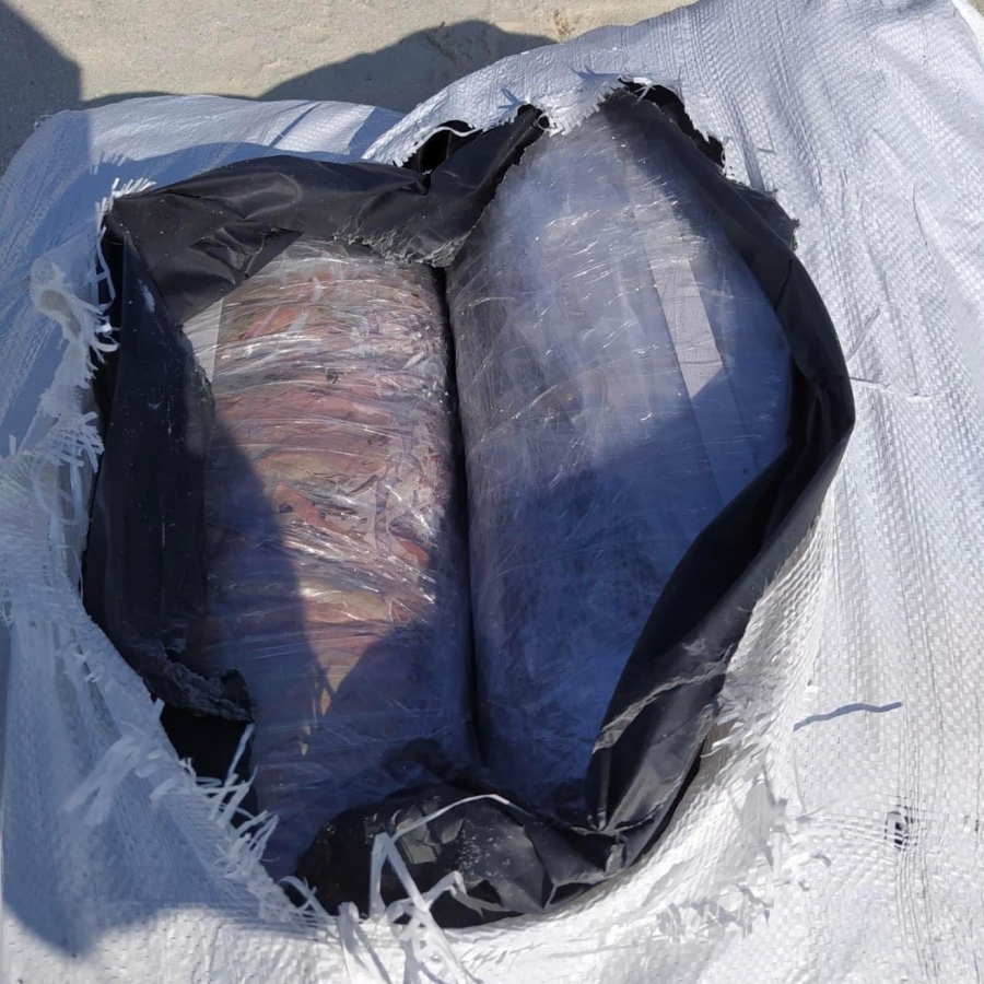 ކަނޑޫދު އަށް ލެއްގި ފަތް ގޯނިތަކެއް -- ފޮޓޯ: ކަނޑޫދޫ ފޭސްބުކް ޕޭޖް