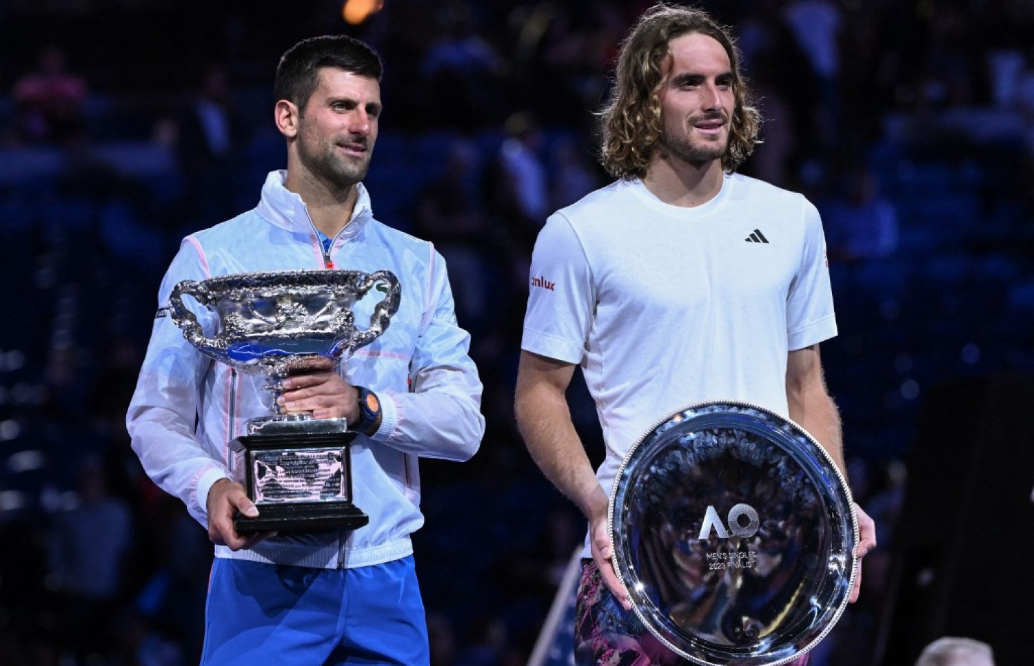 ސިޓްސިޕާސް (ކ) އަދި ޗެމްޕިއަން ނަޑާލް.-- ފޮޓޯ: އޭއެފްޕީ