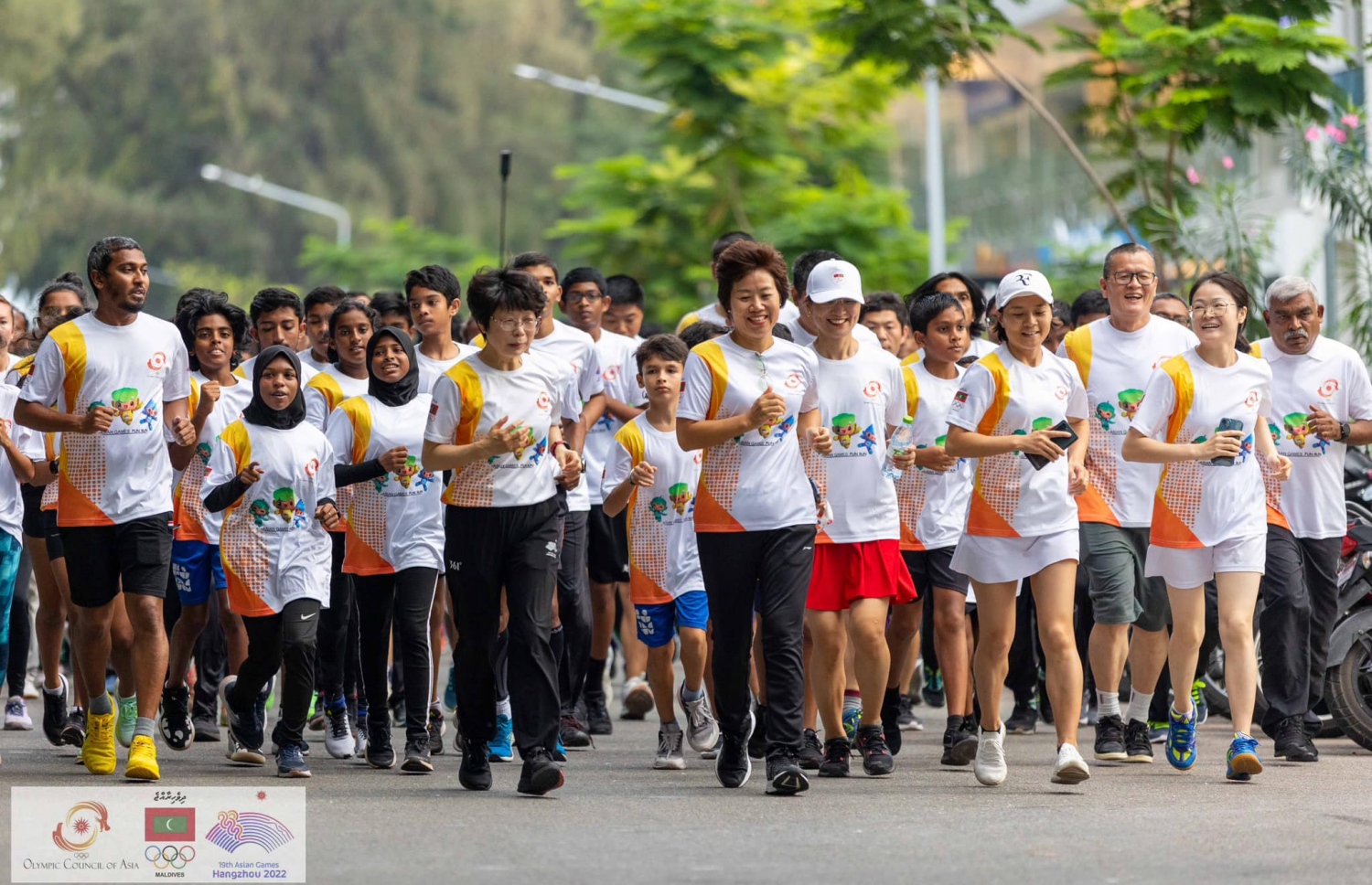 އޭޝިއަން ގޭމްސް ޕްރަމޮޓް ކުރުމުގެ ގޮތުން ބޭއްވި ދުވުން --- ފޮޓޯ: އެމްއޯސީ