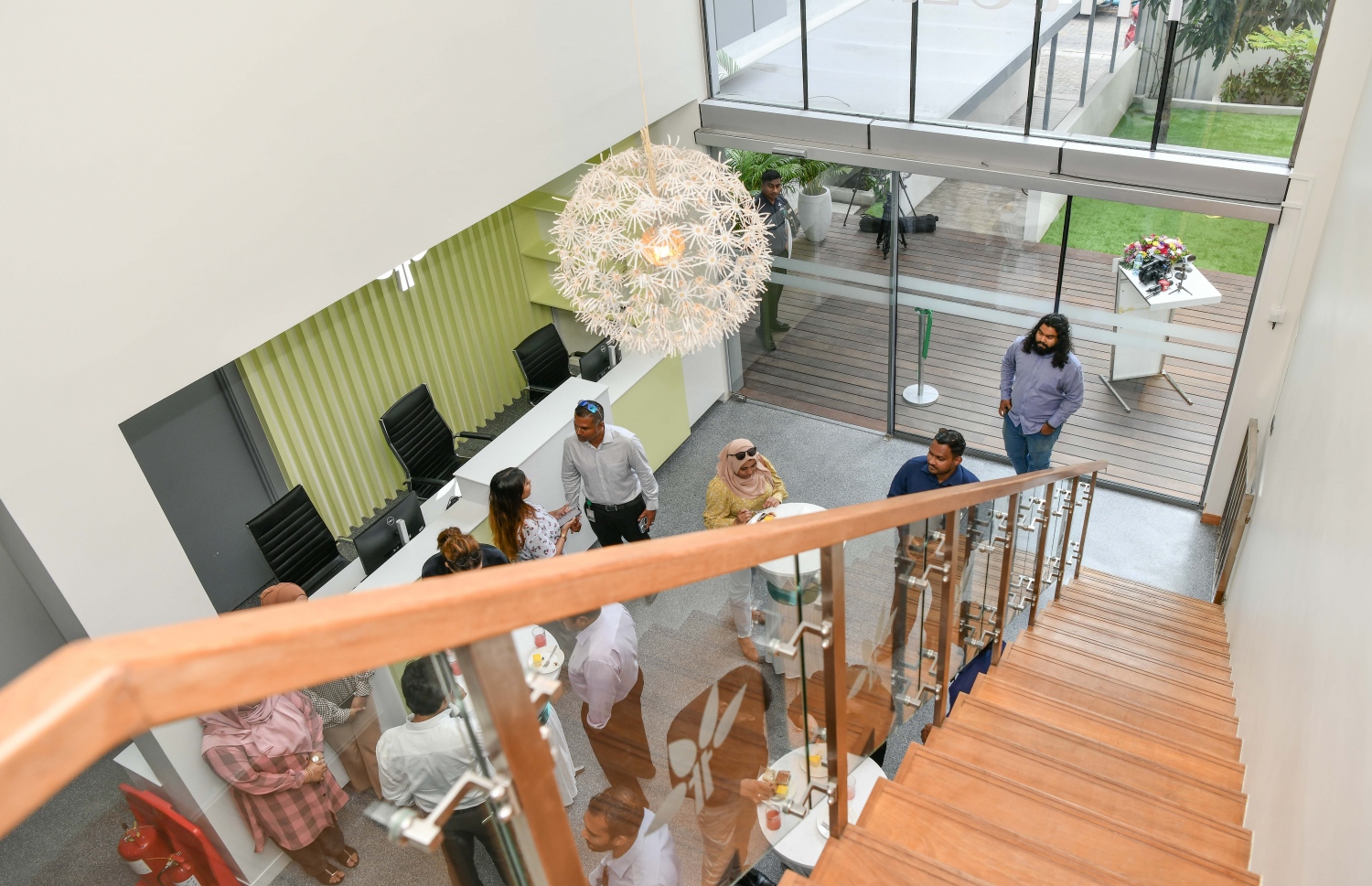 ޓްރީ ޓޮޕް ހޮސްޕިޓަލުން "ޓީޓީއެޗް"ގެ ނަމުގައި ކްލިނިކެއް ހުޅުވުމަށް މިއަދު ބޭއްވި ރަސްމިއްޔާތުގެ ތެރެެެއިން.-- ފޮޓޯ: ނިޝާން އަލީ/ މިހާރު