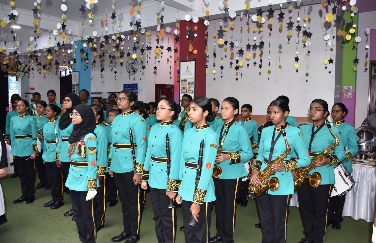 އަހުމަދިއްޔާ އިންޓަނޭޝަނަލް ސްކޫލުގެ 41 ވަނަ އަހަރީ ދުވަސް އިއްޔެ އެ ސްކޫލުގައި ވަނީ ކުލަގަދަކޮށް ފާހަގަކޮށްފައި. އެ ދުވަސް ފާހަގަކުރުމަށް އިއްޔެ އެ ސްކޫލުގައި ހާއްސަ އެސެމްބްލީއަކާއި ހާއްސަ ޖަލްސާއެއް ވަނީ ބާއްވައިފައި.