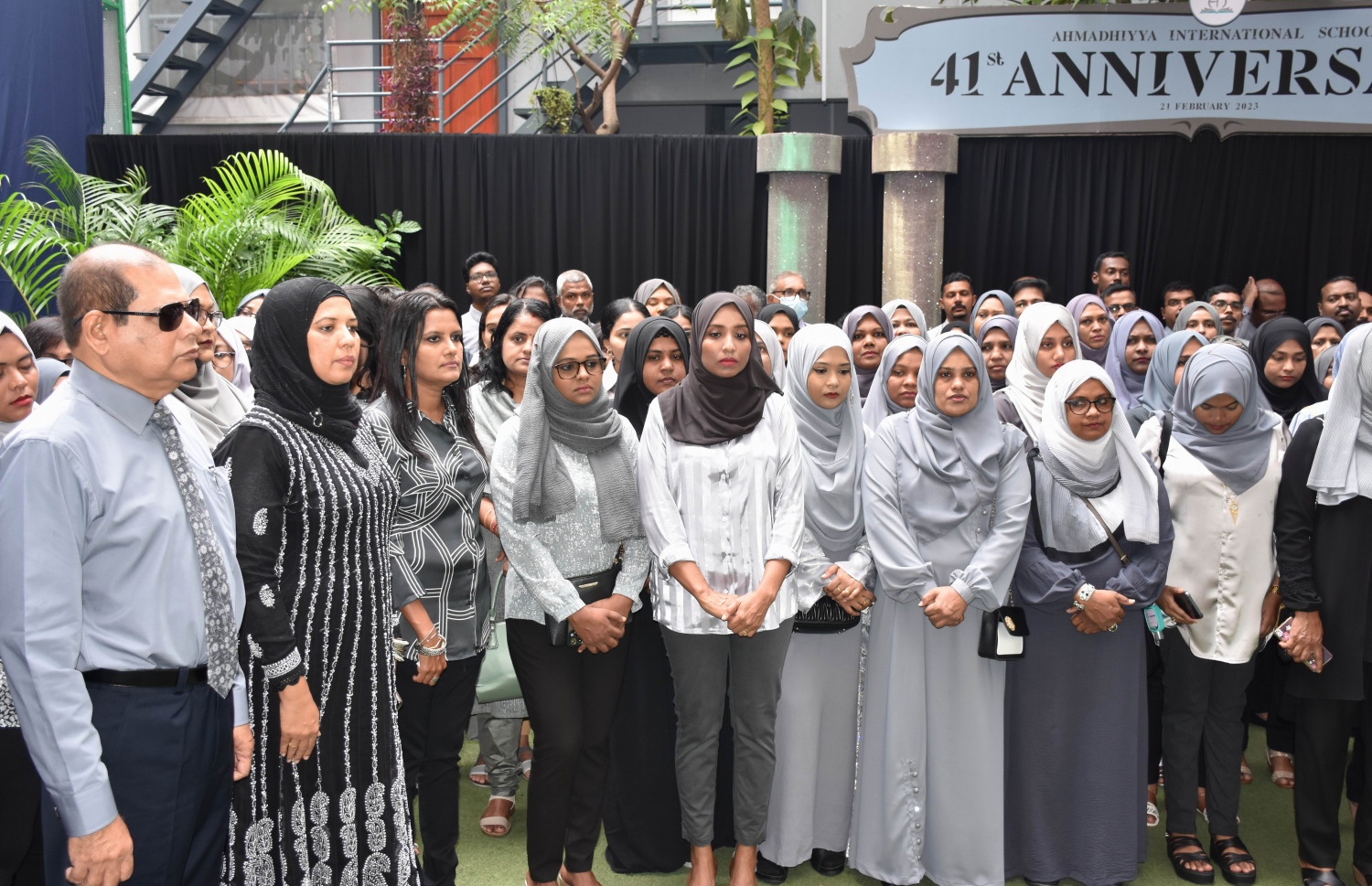 އަހުމަދިއްޔާ އިންޓަނޭޝަނަލް ސްކޫލުގެ 41 ވަނަ އަހަރީ ދުވަސް އިއްޔެ އެ ސްކޫލުގައި ވަނީ ކުލަގަދަކޮށް ފާހަގަކޮށްފައި. އެ ދުވަސް ފާހަގަކުރުމަށް އިއްޔެ އެ ސްކޫލުގައި ހާއްސަ އެސެމްބްލީއަކާއި ހާއްސަ ޖަލްސާއެއް ވަނީ ބާއްވައިފައި.