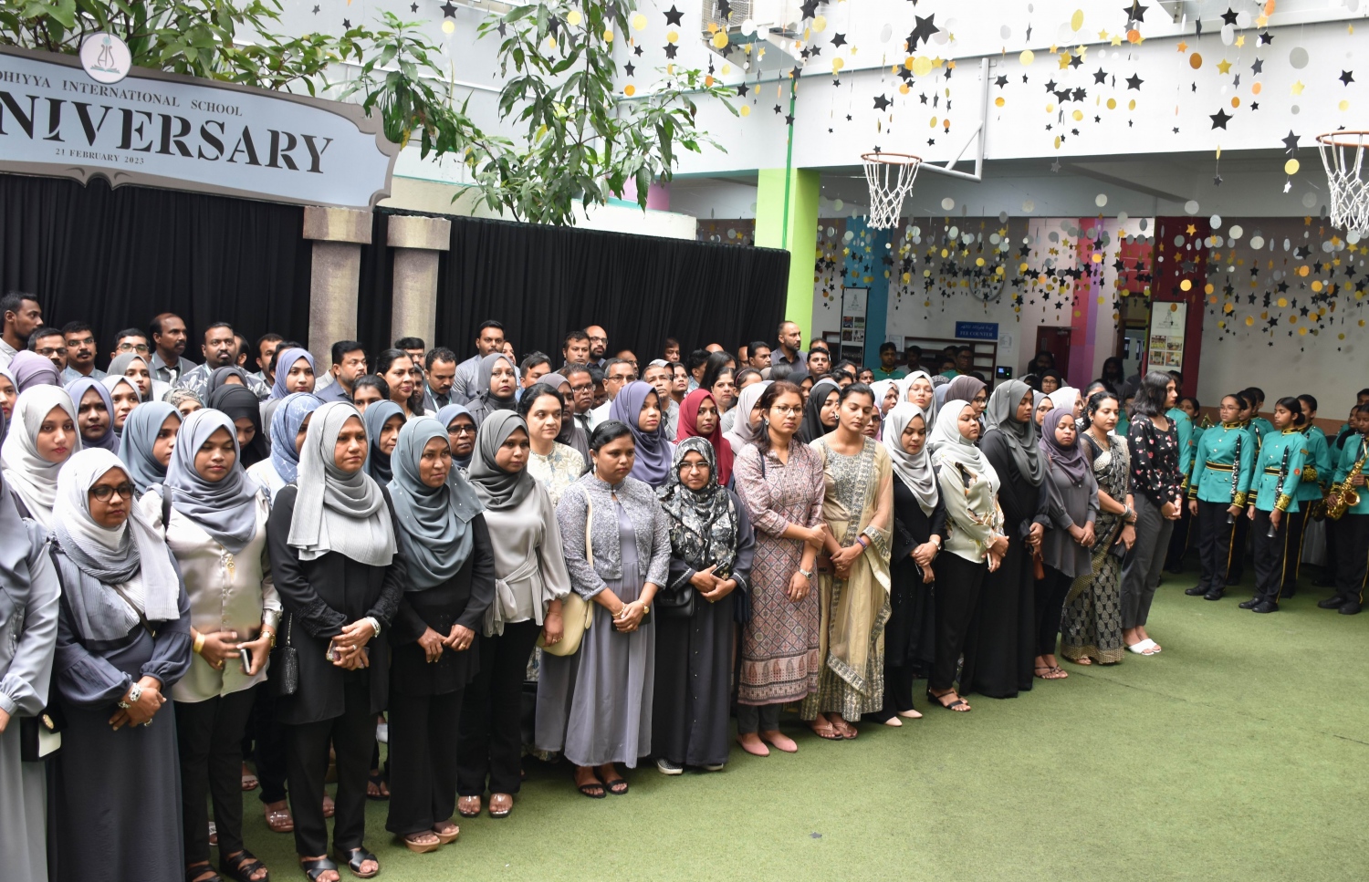 އަހުމަދިއްޔާ އިންޓަނޭޝަނަލް ސްކޫލުގެ 41 ވަނަ އަހަރީ ދުވަސް އިއްޔެ އެ ސްކޫލުގައި ވަނީ ކުލަގަދަކޮށް ފާހަގަކޮށްފައި. އެ ދުވަސް ފާހަގަކުރުމަށް އިއްޔެ އެ ސްކޫލުގައި ހާއްސަ އެސެމްބްލީއަކާއި ހާއްސަ ޖަލްސާއެއް ވަނީ ބާއްވައިފައި.