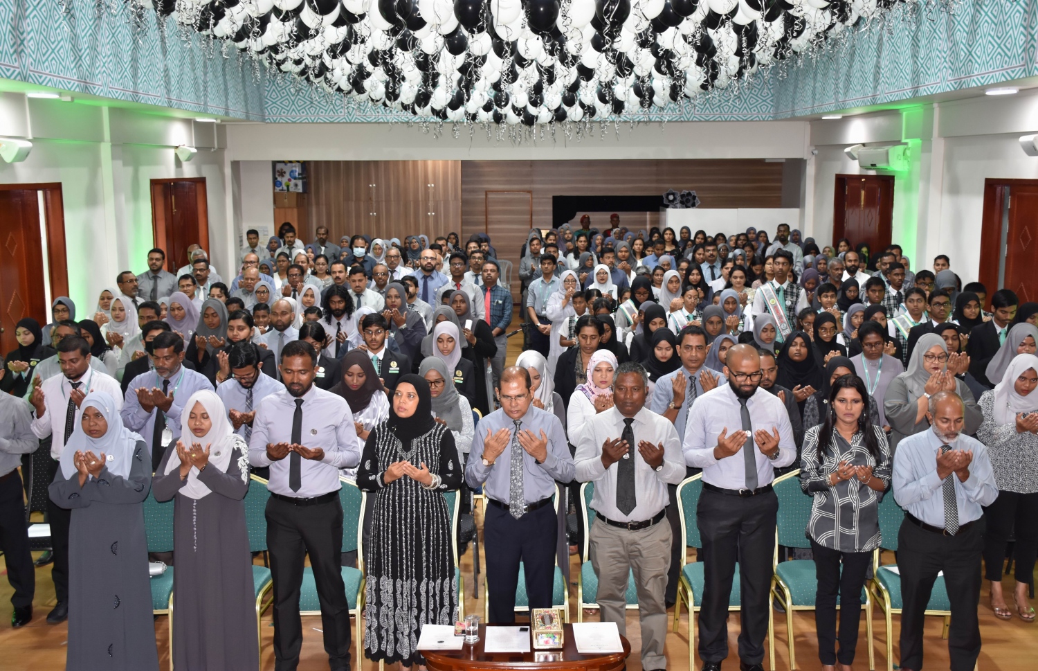 އަހުމަދިއްޔާ ސްކޫލުގެ 41 އަހަރީ ދުވަސް ފާހަގަ ކުރުމަށް ބޭއްވި ޖަލްސާ -- ފޮޓޯ: އަހުމަދިއްޔާ