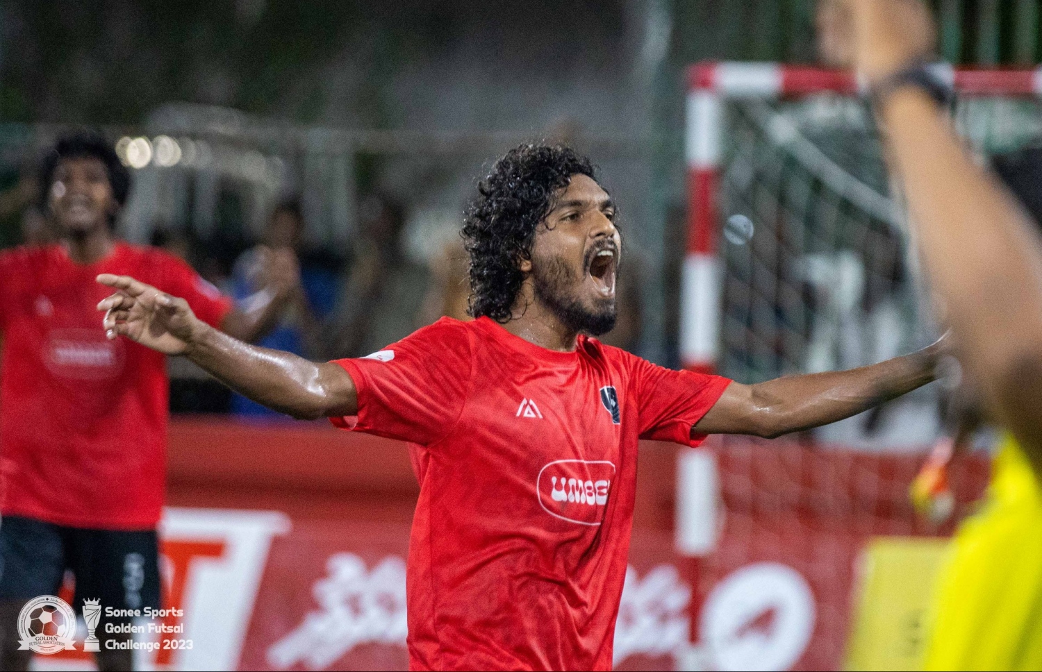 ކަނޑިތީމުން ޒޯން ސެމީ ފައިނަލުން ޖާގަ ހޯދުމަށް ފަހު.-- ފޮޓޯ: ގޯލްޑަން ފުޓްސަލް އެސޯސިއޭޝަން/ އިމޭޖަސް އެމްވީ