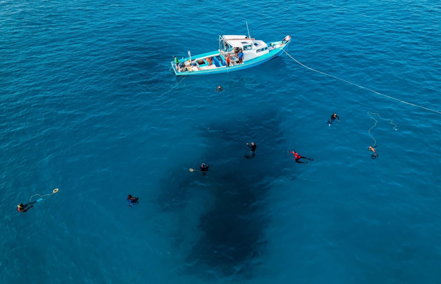 ހއ. އުތީމުގެ މަސްއޮޑިން އެން ދަމަން ދާ އެޅުމަށް މަސްވެރިން ފީނަނީ.-- ފޮޓޯ: ޒުވާން މަސްވެރިޔާގެ ޓީމް