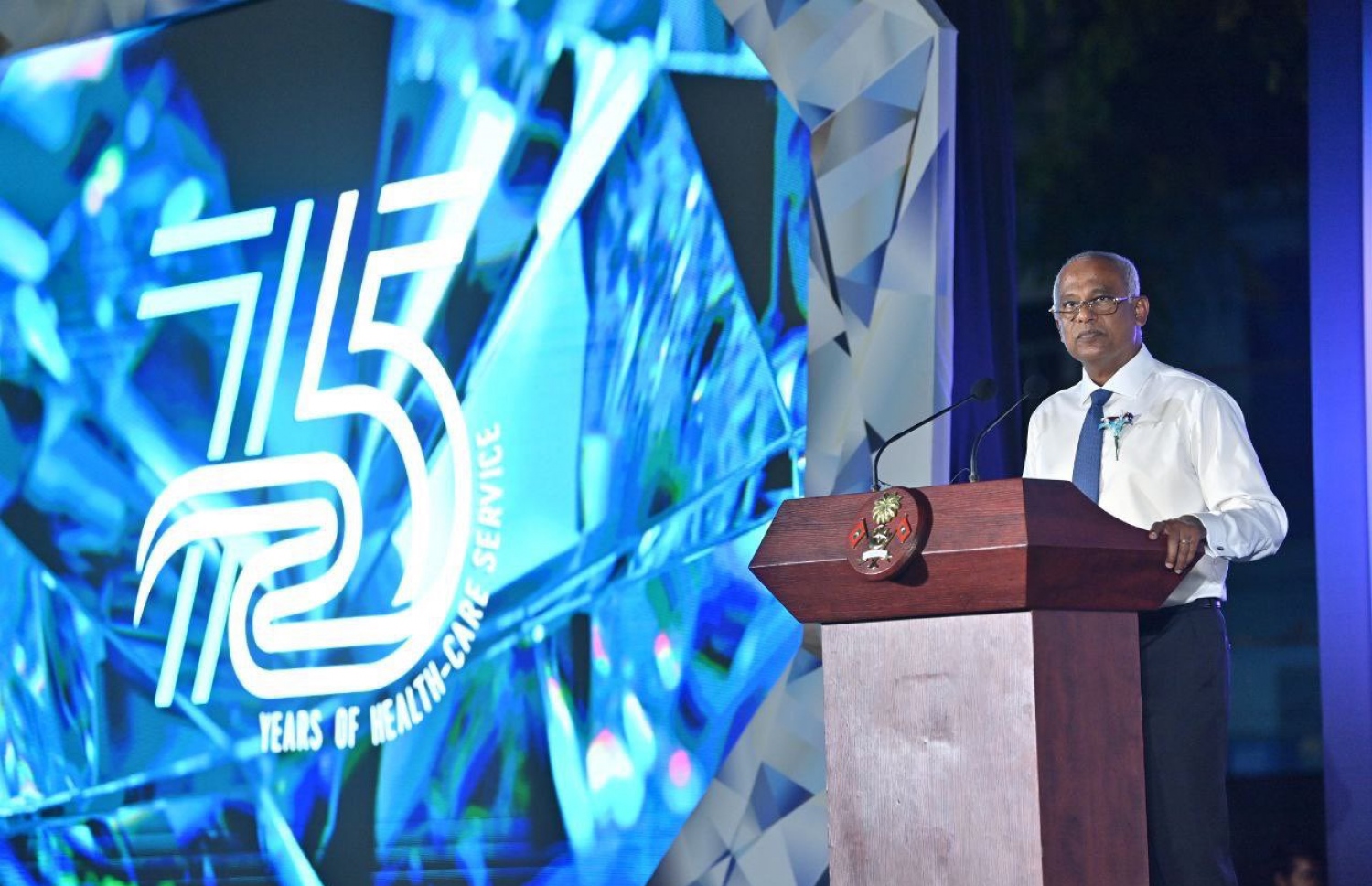 މިރޭގެ ރަސްމިއްޔާތުގައި ރައީސް ވާހަކަ ދައްކަވަނީ: އެ މަނިކުފާނު ވިދާޅުވީ ރާއްޖޭގެ ސިއްހީ ދާއިރާ ތަރައްގީ ކުރުމަށް މި ސަރުކާރުން ބޮޑެތި މަޝްރޫތަކެއް ހިންގާ ކަމަށް --- ފޮޓޯ: ރައީސް އޮފީސް