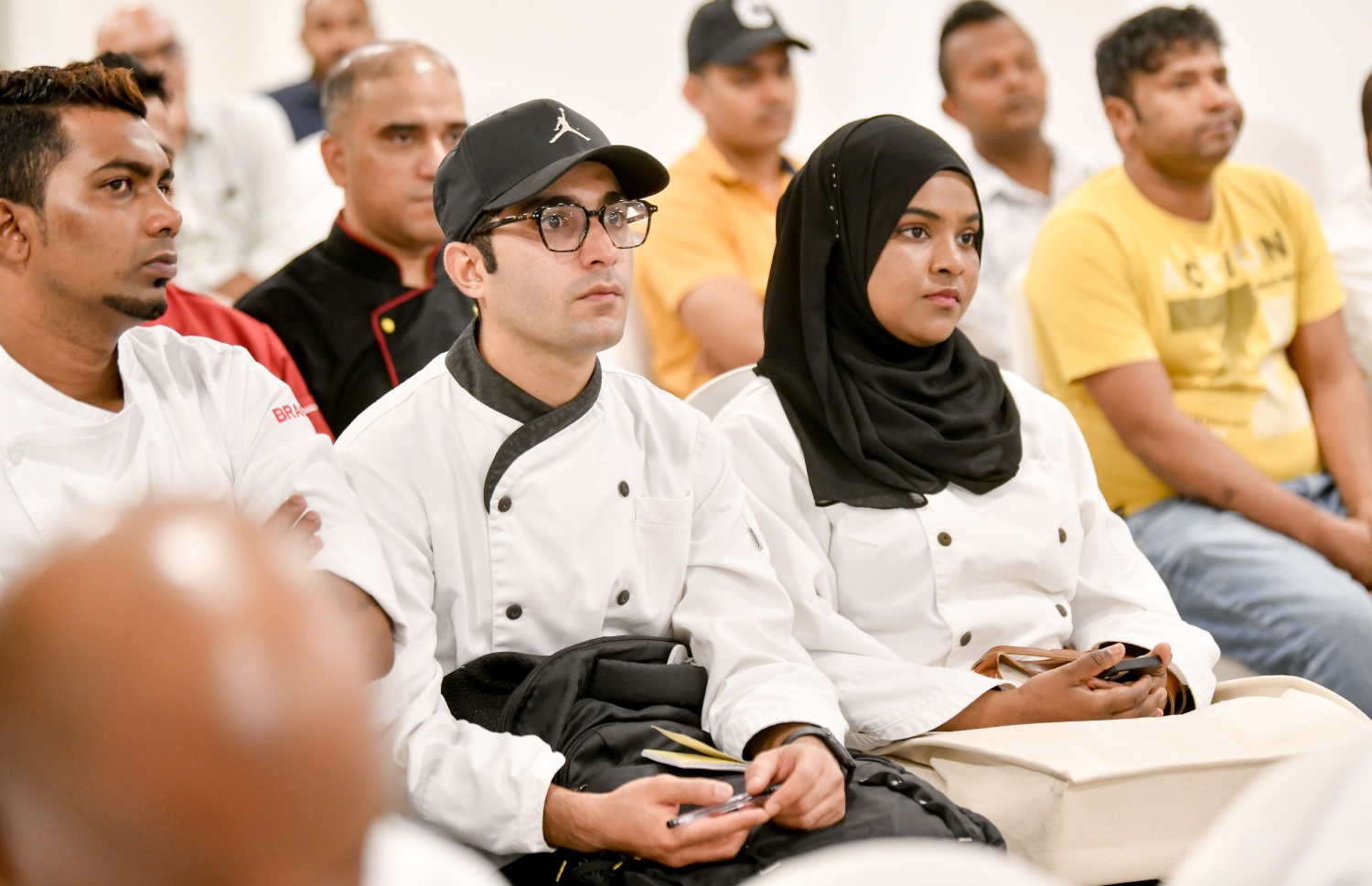 ވޯކުްޝޮޕުގެ ބައެއް ބައިވެރިން. -- ފޮޓޯ: ނިޝާން އަލީ | މިހާރު