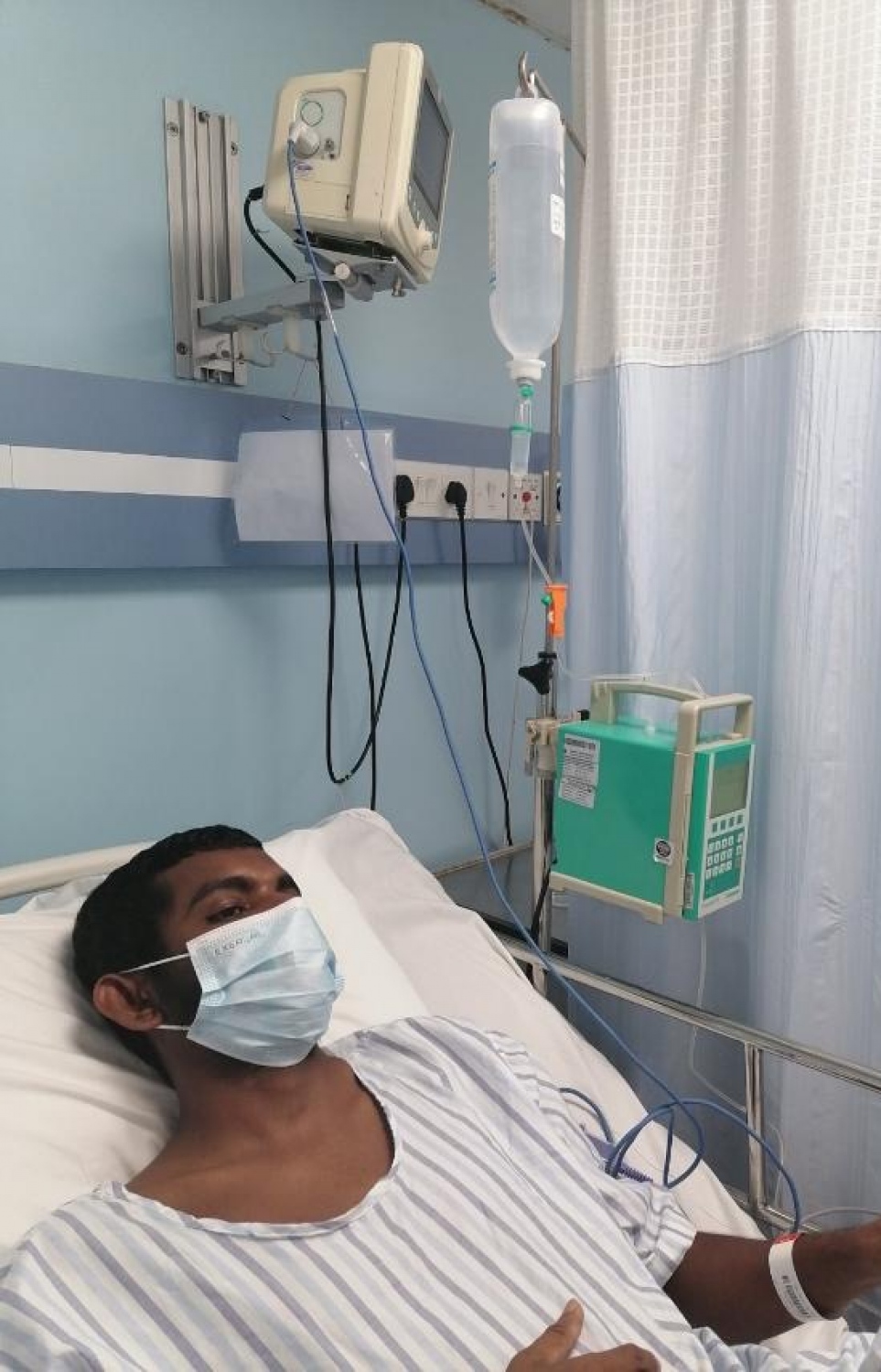 ޝާފިއު ފަރުވާއަށް ހޮސްޕިޓަލުގައި އެޑްމިޓްކޮށްފައި.