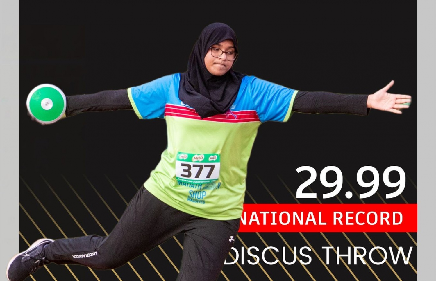 ޑިސްކަސް ތުރޯ ގެ ގައުމީ ރެކޯޑް އާކުރި އައިނީ.--