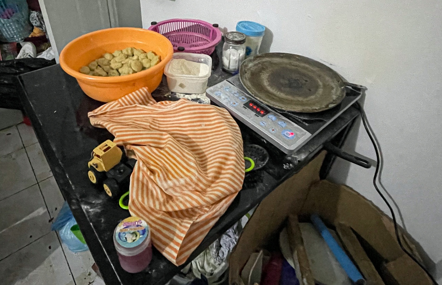 އާތިފާ މިހާރު ދިރިއުޅޭ ތަން ހުރި ގޮތް -- ފޮޓޯ: ނިޝާން އަލީ/ މިހާރު