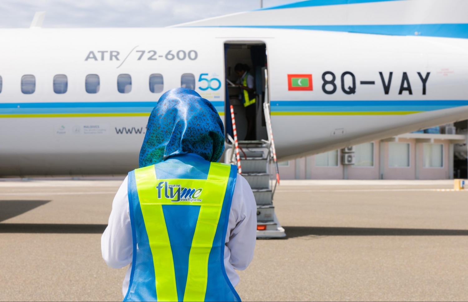 ފްލައި މީ އަކީ ވެސް ވިލާ ގްރޫޕުގެ ދަށުން ހިންގާ ކުންފުންޏެއް. -- ފޮޓޯ: ވިލާ