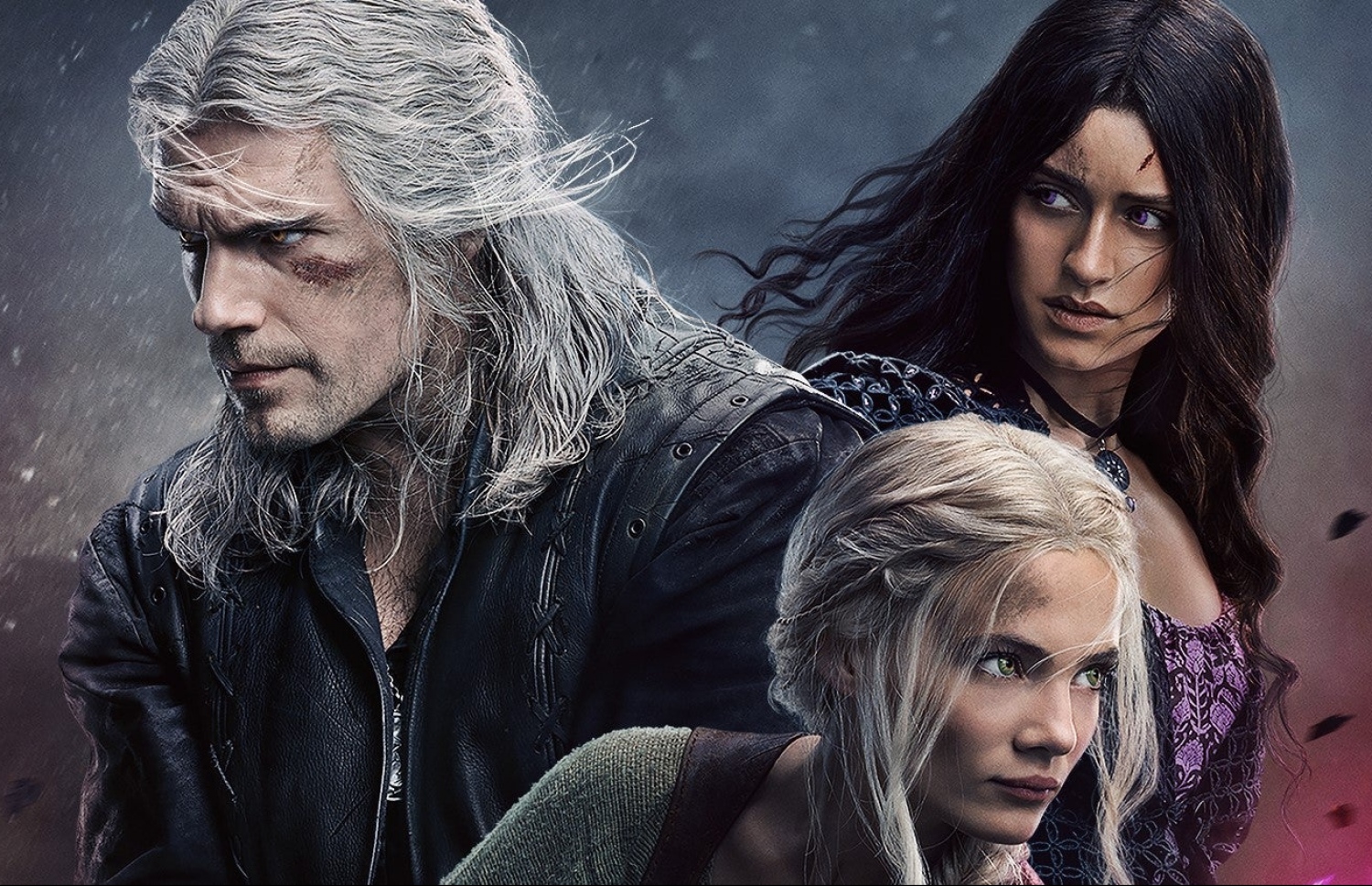 ސީރީޒްގެ ލީޑު ރޯލުން ފެންނަ ގެރަލްޓް (ހެންރީ) އާއި ޔެނެފާ (އަންޔާ) އަދި ސިރީ (ފްރެޔާ)