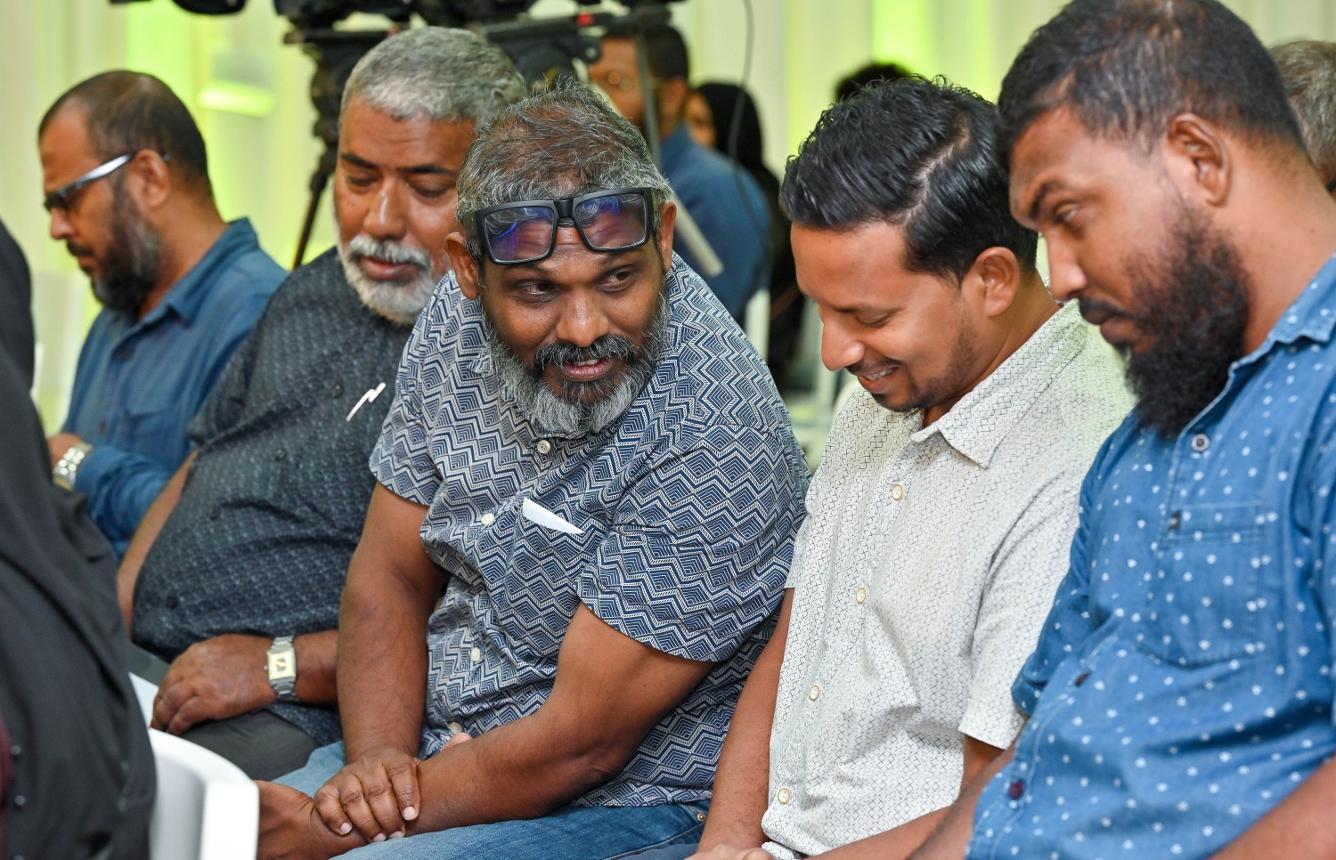 އޭމްޓީޑީސީގެ އަހަރީ އާންމު ޖަލްސާގައި ބައިވެރިވި ބައެއް ހިއްސާދާރުން--ފޮޓޯ: ފަޔާޒް މޫސާ/ މިހާރު