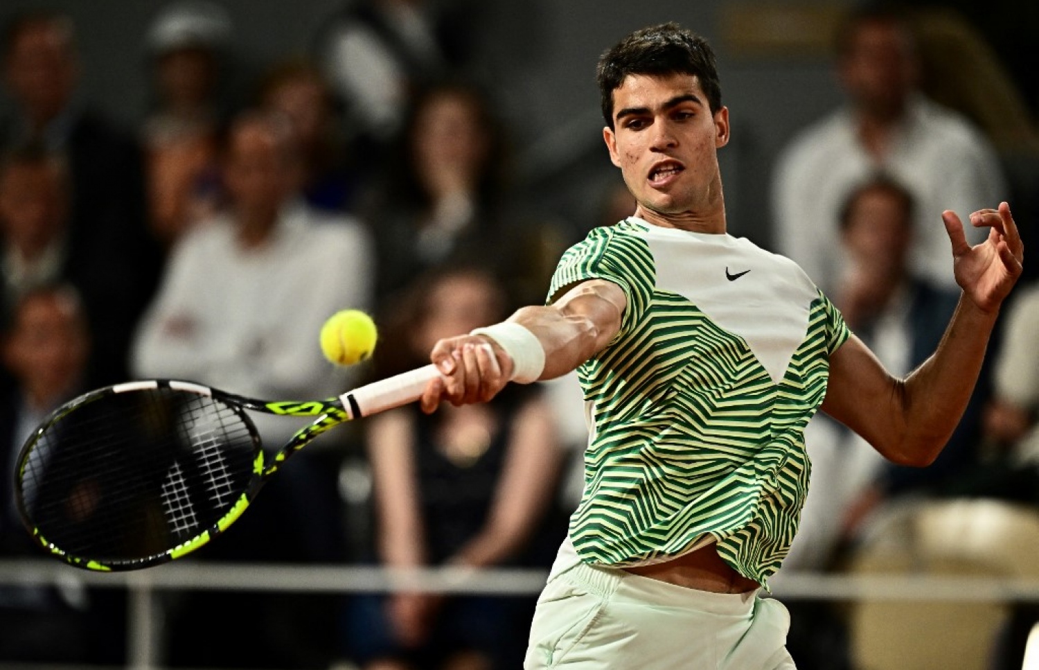 ކުއާޓާ ފައިނަލް މެޗުގައި އަލްކަރާޒް.-- ފޮޓޯ: އޭއެފްޕީ