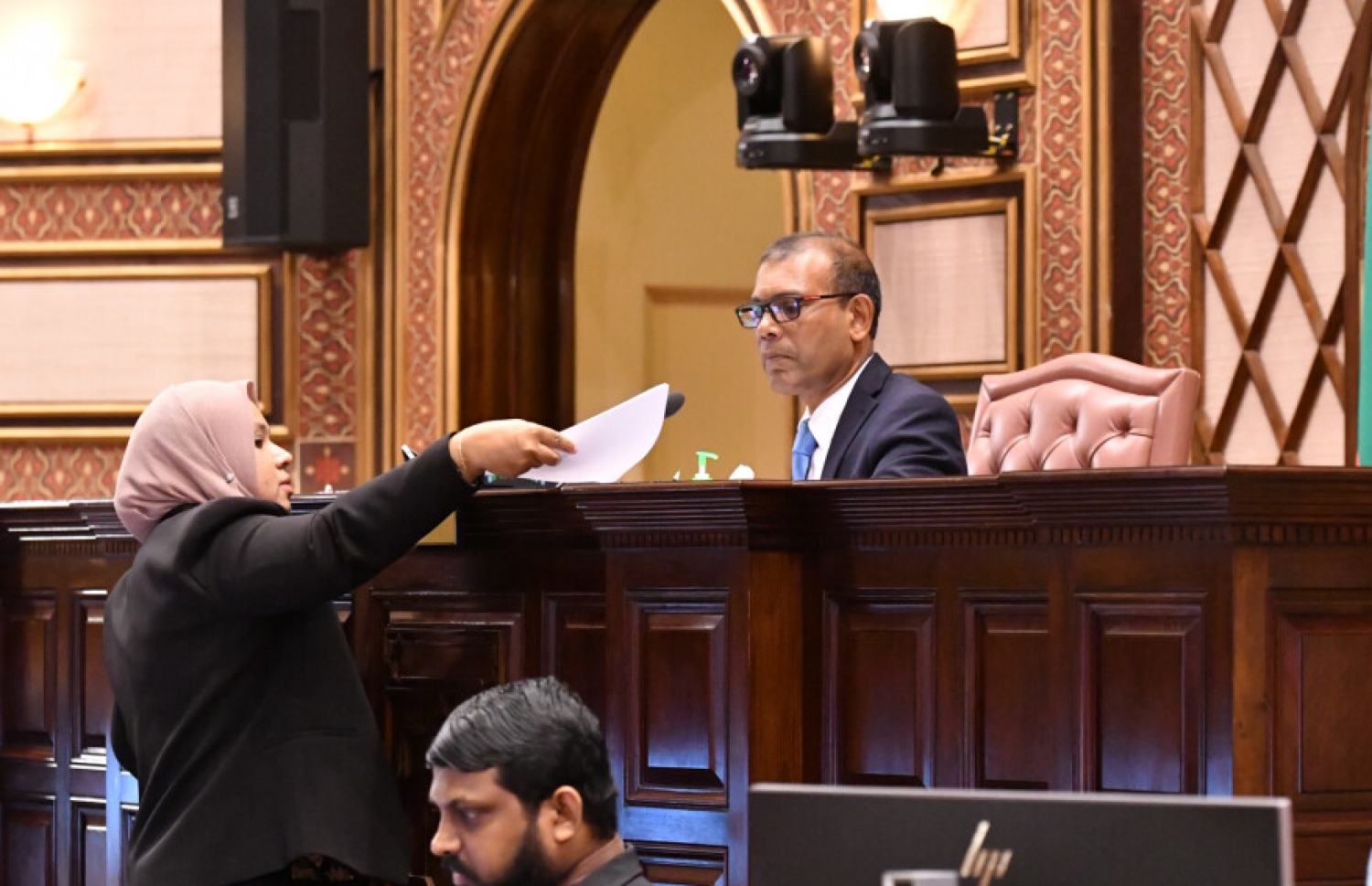 މަޖިލީހުގެ ރައީސް އަދި އަމީން އާންމު