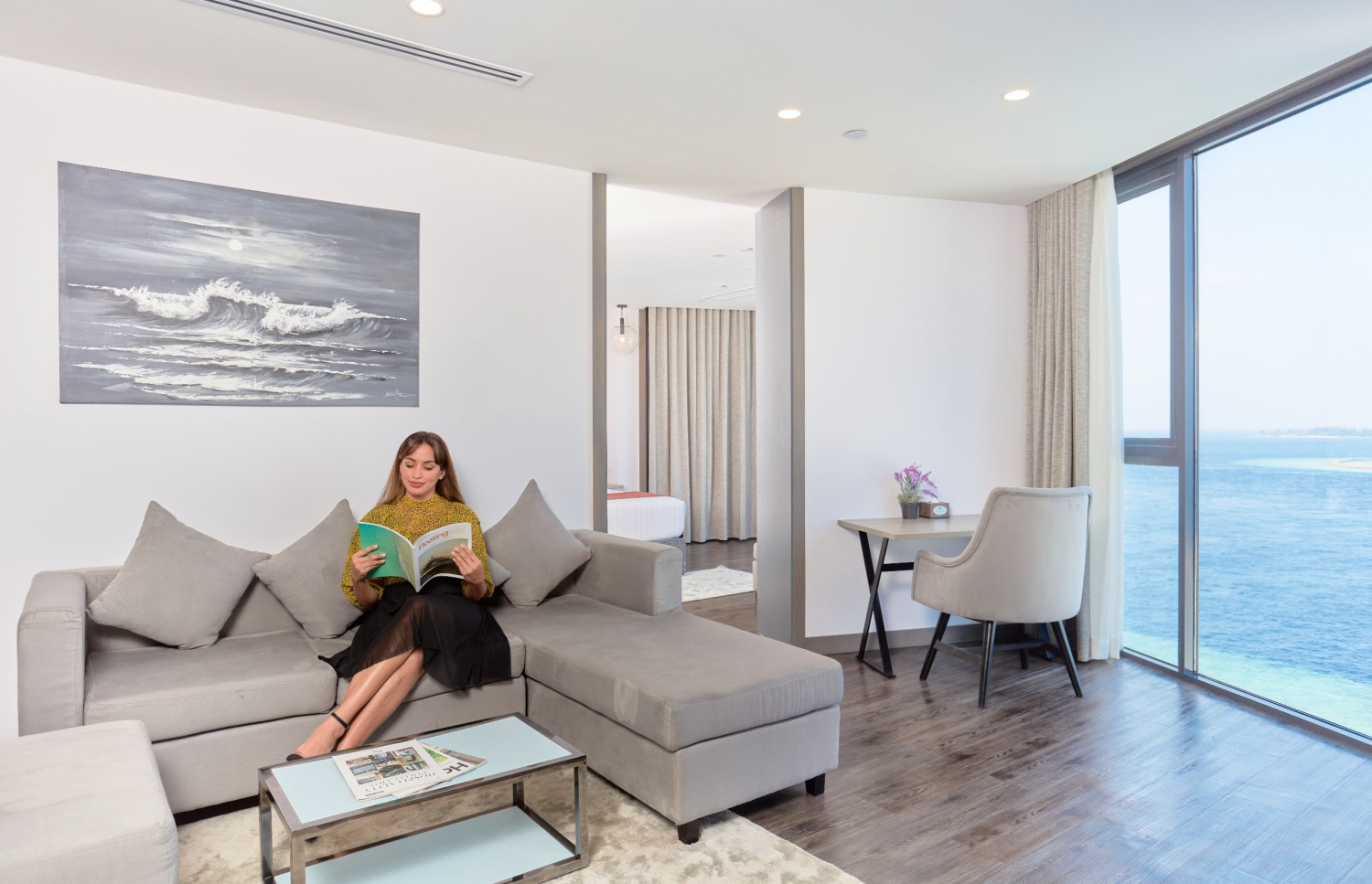 މާގިރި ހޮޓެލްގެ ސުއިޓްއެއް. -- ފޮޓޯ: މާގިރި