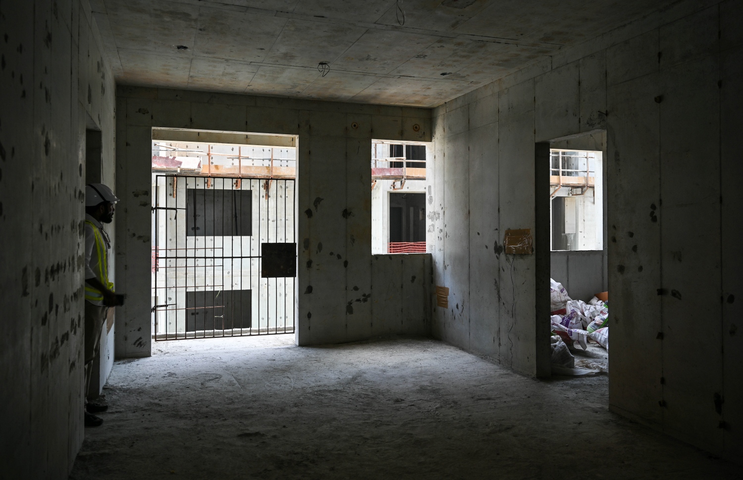 4،000 ފްލެޓްގެ އެތެރެ. ހަ ފްލެޓެއްގެ ކޮންސްޓްރަކްޝަން މަސައްކަތް ވަނީ ނިންމާލާފައި-- ފޮޓޯ: ފަޔާޒް މޫސާ /  މިހާރު