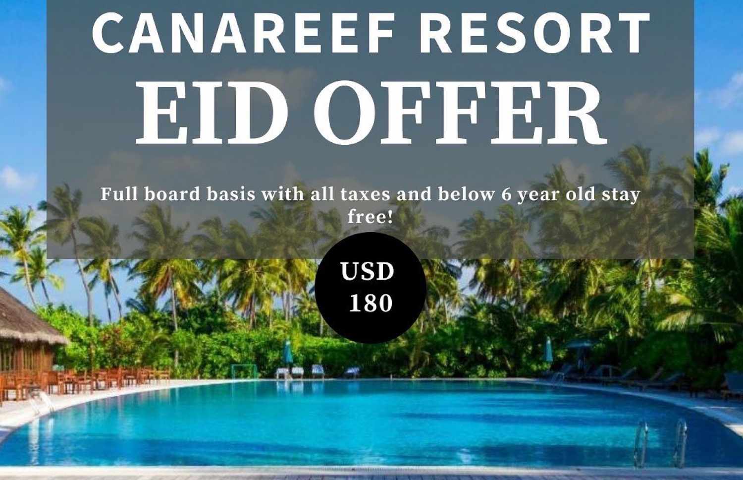 އީދަށް ހާއްސަކޮށް ރިސޯޓުތަކުން ހާއްސަ ރޭޓުތަކެއް