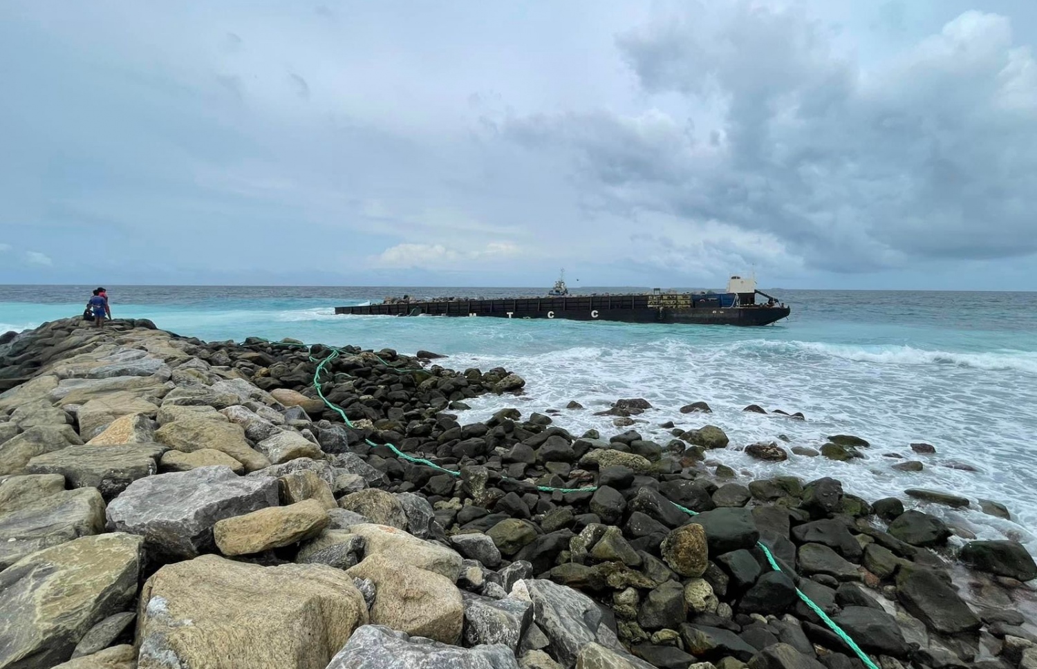 ކުމުންދޫ ނެރުމައްޗަށް އުރުނު ބާޖު.-- ފޮޓޯ: ކުމުންދޫ ކައުންސިލް