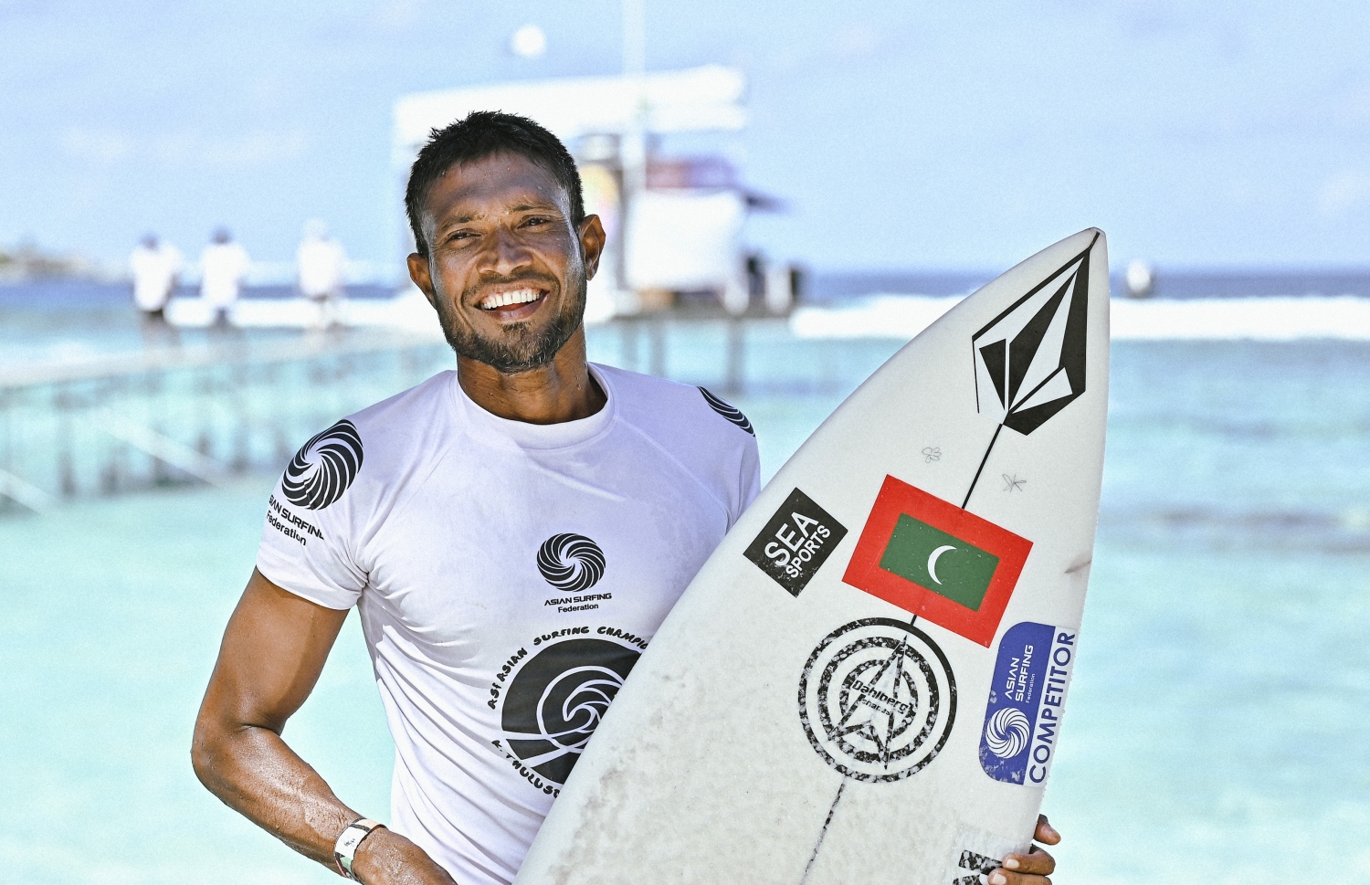 އިބޫ: މިއީ އޭޝިއަން ސާފިން ޗެމްޕިއަންޝިޕުން އޭނާ ބްރޯންޒް މެޑަލް ހޯދި ދެވަނަ ފަހަރު --- ފޮޓޯ: ނިޝާން އަލީ | މިހާރު