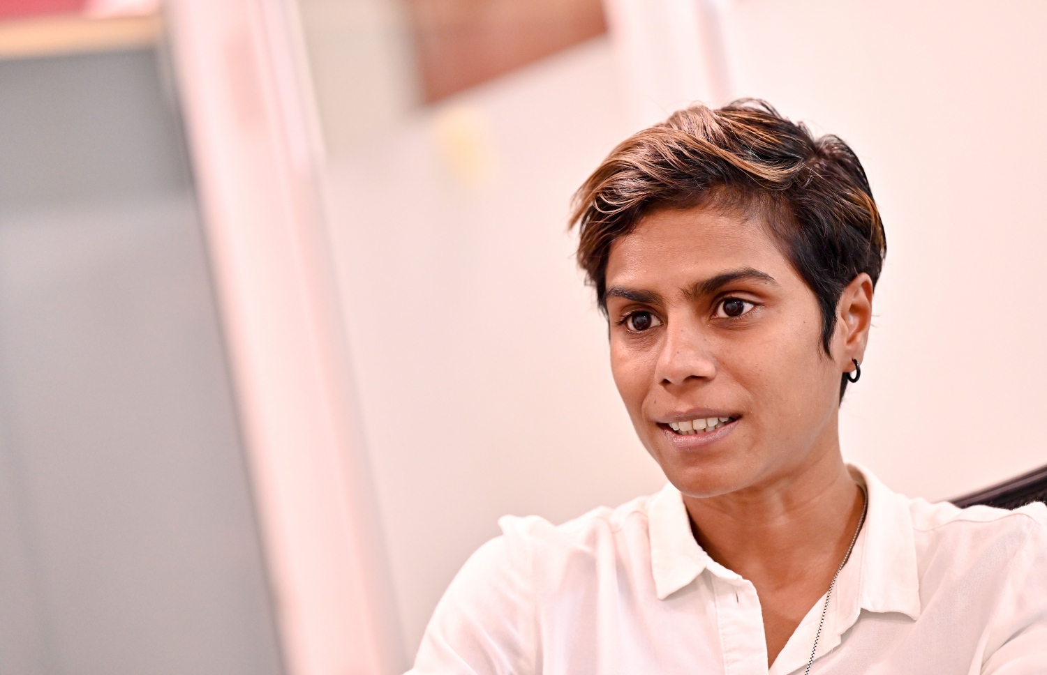 ނީލާ އަހުމަދު ނަޖީބު: ގައުމީ ޓީމުން އެކަހެރި ކުރި މައްސަލަ އޭނާ އަށް ސާފުކޮށްދީފައެއް ނުވޭ --- ފޮޓޯ: ނިޝާން އަލީ