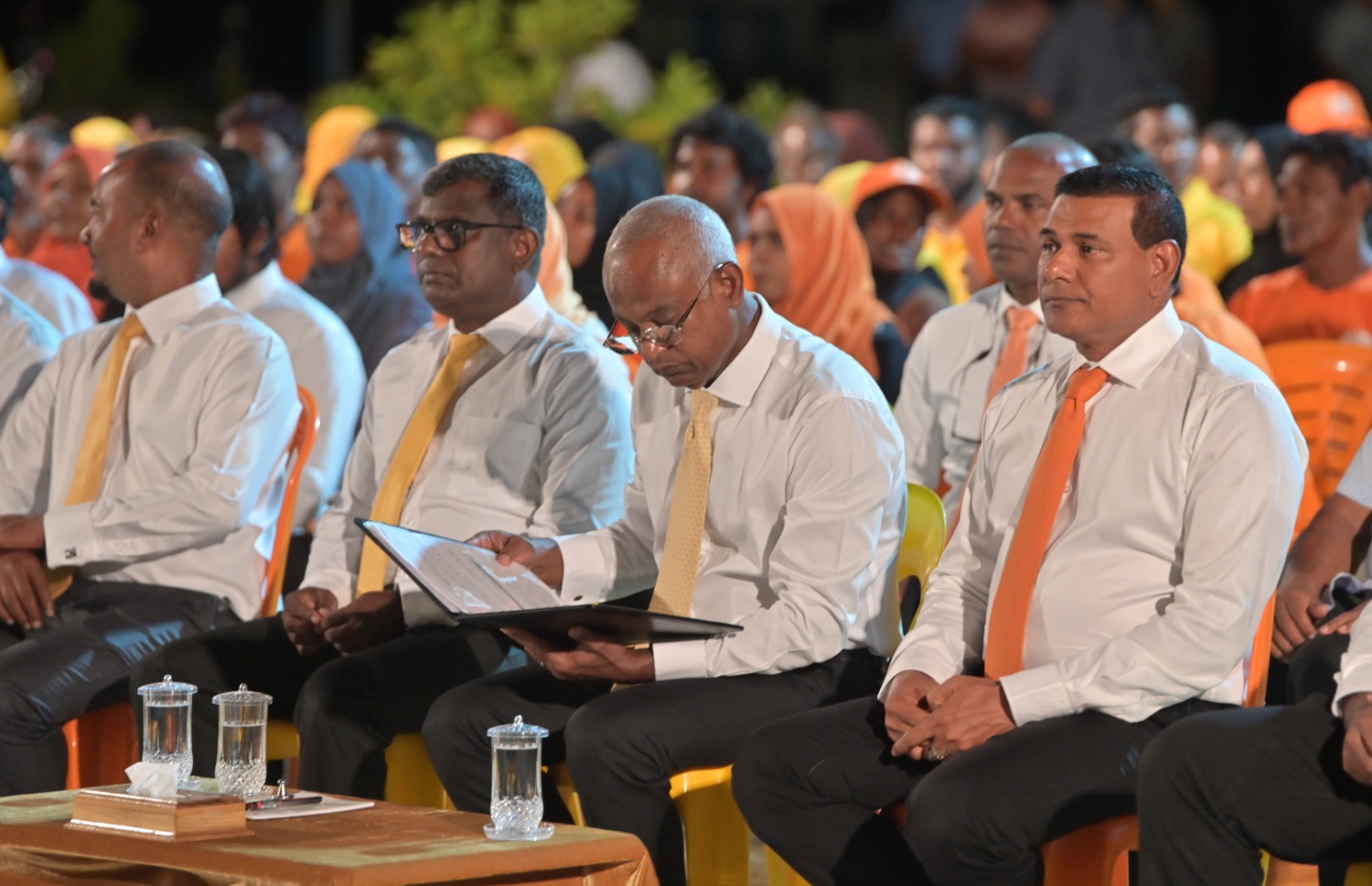 ނ. މަނަދޫގައި މިއަދު ބޭއްވި ޖަލްސާގެ ތެރެއިން: ރައީސް ޔަގީން ކުރައްވާ ގޮތުން ނ. އަތޮޅުން ބޮޑު ތާއިދެއް ލިބޭނެ