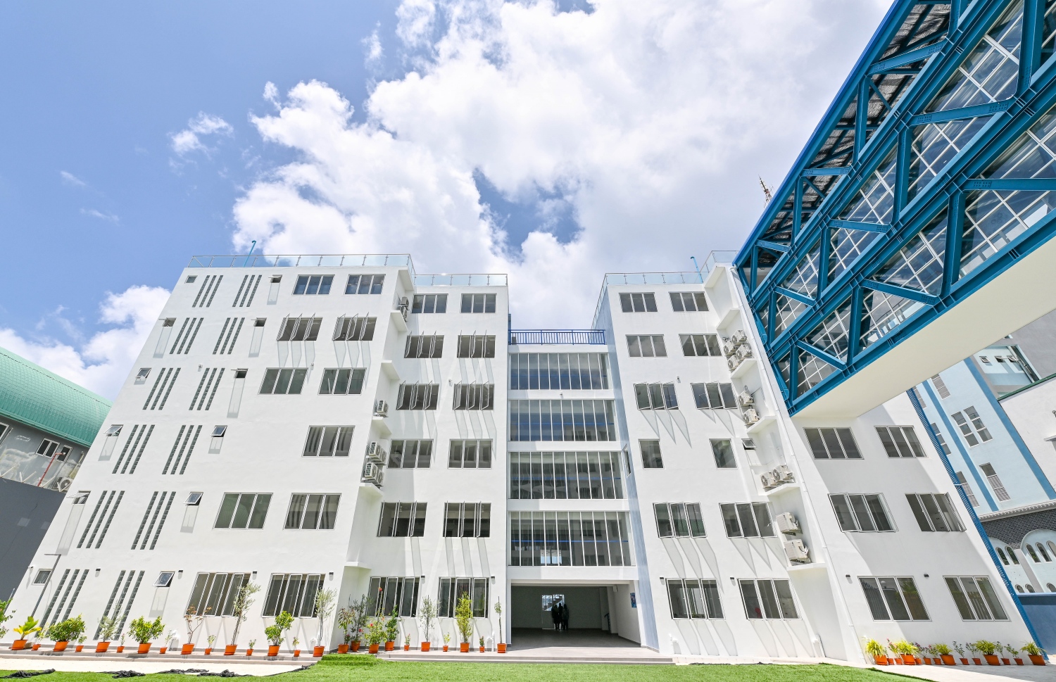 ދަރުމަވަންތަ ސްކޫލު އިމާރާތް.-- ފޮޓޯ: ނިޝާން އަލީ/ މިހާރު