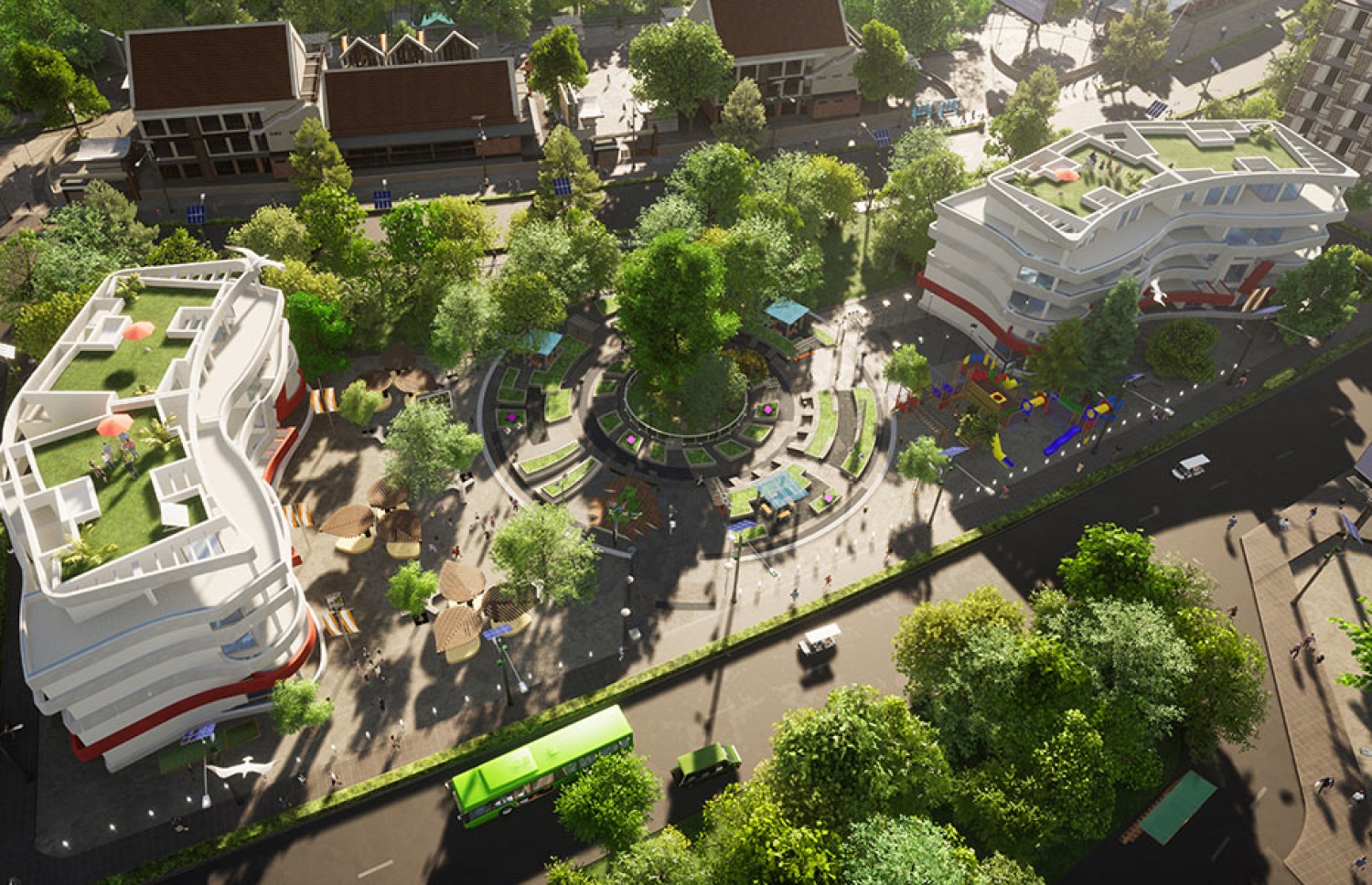 ހުޅުމާލޭގައި ހަދާ އާބަން އައިލްގެ ތްރީޑީ މަންޒަރެއް. އެ ސަރަހައްދުގައި ލަގްޒަރީ ވިލާތަކާއި އެންޓަޓެއިންމަންޓް ހަރަކާތްތަކަށް ހާއްސަ ތަންތަން ހަދާނެ-- ފޮޓޯ: އާބަންކޯ