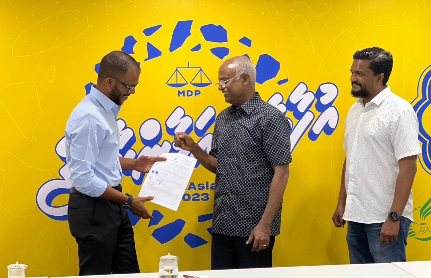 ޔާސިރު، އެމްޑީޕީއާ އަލުން ގުޅުމަށް ރޭ ބޭއްވި ހަފުލާގެ ތެރެއިން