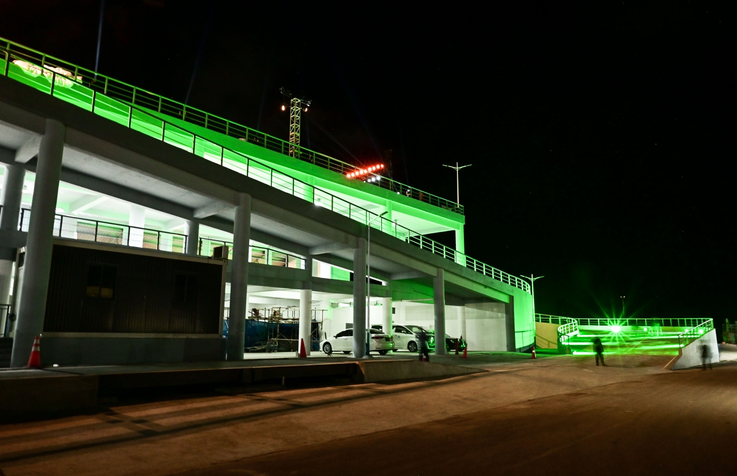 ޗައިނާގެ ސްޓޭޓް ކޮންސްޓްރަކްޝަން އިންޖިނިއަރިން ކޯޕަރޭޝަން (ސީއެސްސީއީސީ)އާ ހަވާލުކޮއްގެ އަލަށް ހެދި މާލޭގެ ވޭސްޓް ޓްރާންސްފާ ސްޓޭޝަން -- ފޮޓޯ: ފަޔާޒު މޫސާ | މިހާރު