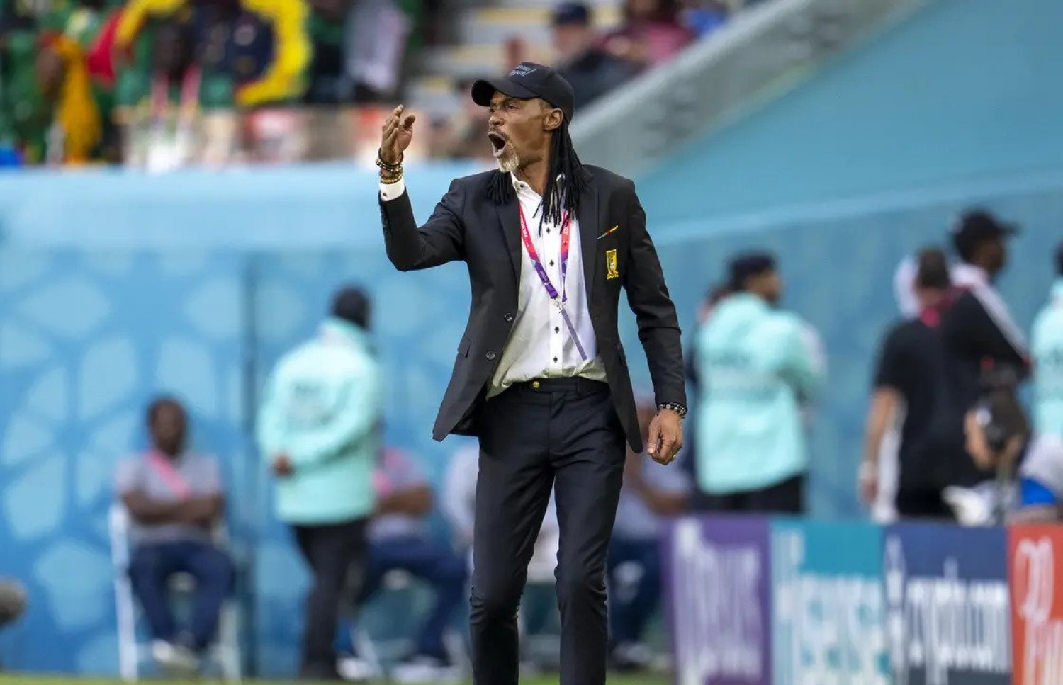 ކެމެރޫންގެ ކޯޗު ރިގޯބާޓް ސޯންގް: އޭނާ ބުނީ އޮނާނާ އާ އެއްވެސް މައްސަލައެއް ނުޖެހޭ ކަމަށް --- ފޮޓޯ: ގެޓީ އިމޭޖަސް