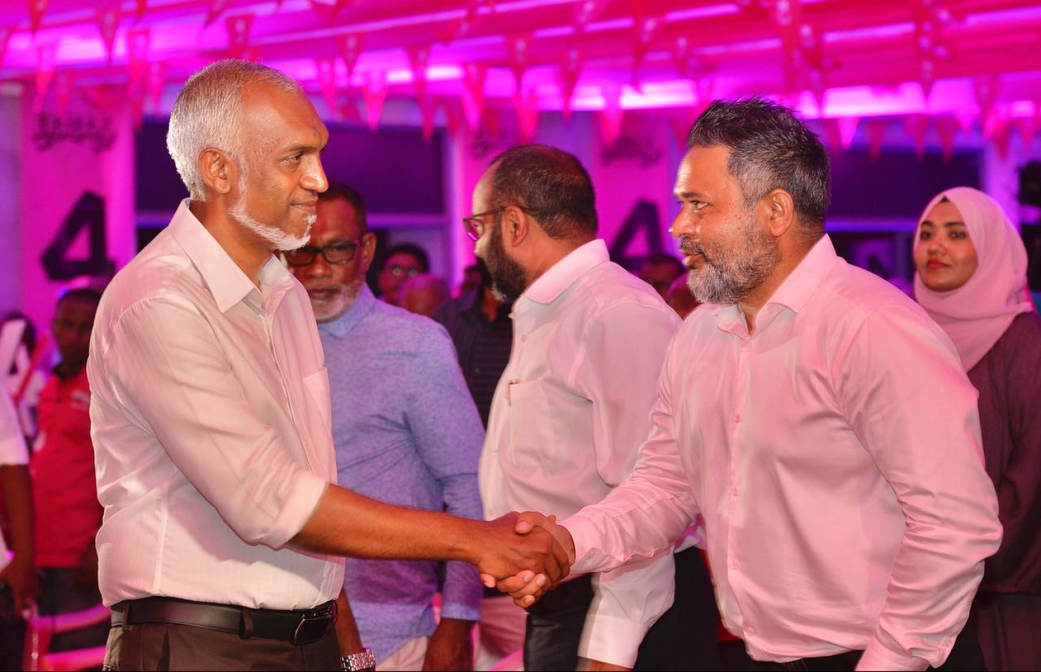 ޕީއެންސީގެ ކެންޑިޑޭޓް މުއިއްޒު، ޝިޔާމްއާ ސަލާމް ކުރައްވަނީ