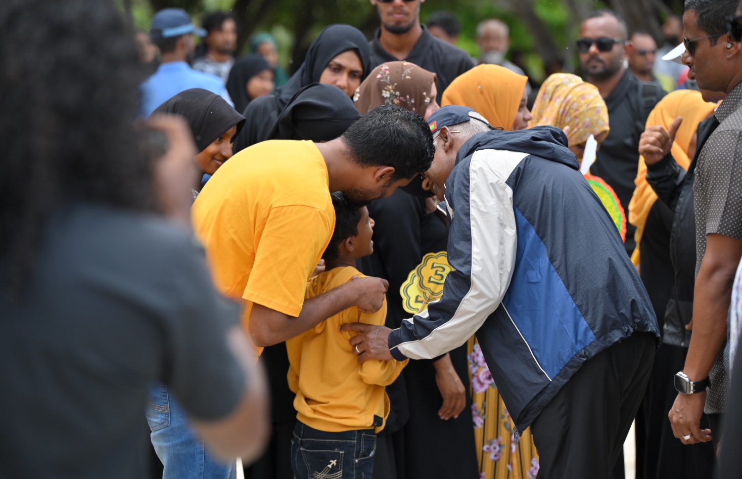 އެމްޑީޕީގެ ރިޔާސީ ކެންޑިޑޭޓް ރައީސް އިބްރާހިމް މުހައްމަދު ސޯލިހަށް ހދ. ނޮޅިވަރަމުން މަރުހަބާ ކިޔުން.-- ފޮޓޯ: އެމްޑީޕީ