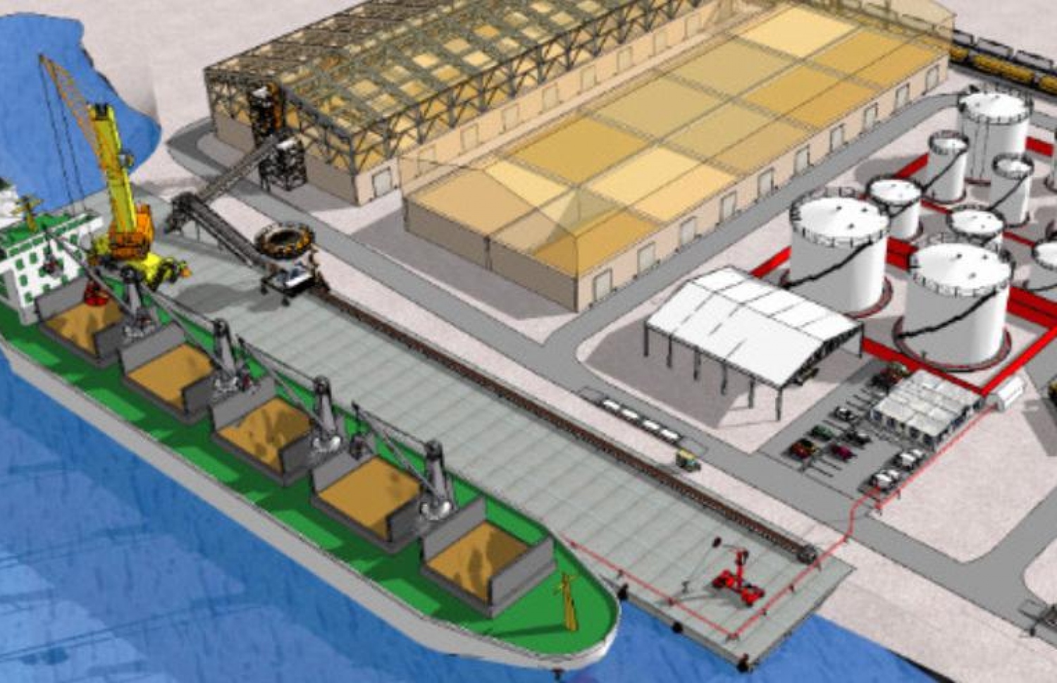 ކުޅުދުއްފުށީ ބަނދަރު ތަރައްގީ ކުރުމަށް "ދަ ޑިމޮކްރެޓްސް" އިން ތަސައްވުރު ކޮށްފައިވާ ގޮތުގެ ކުރެހުމެއް