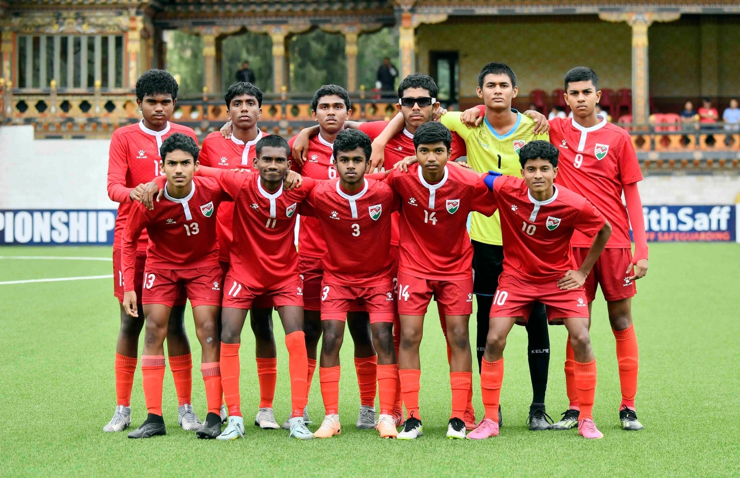 ގުރޫޕް ސްޓޭޖުގައި ޕާކިސްތާނާ ދެކޮޅަށް ނުކުތް ރާއްޖޭގެ ޓީމުގެ ފުރަތަމަ 11 --- ފޮޓޯ: ސާފް