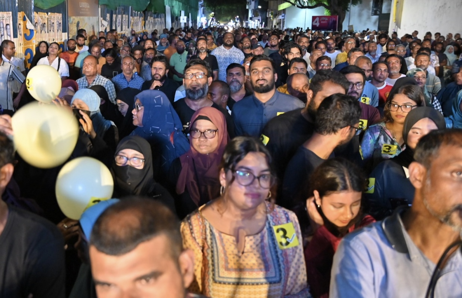 މާލޭގައި ރޭ ބޭއްވި ކެމްޕޭން ޖަލްސާގައި ސަޕޯޓަރުން ބައިވެރިވަނީ.