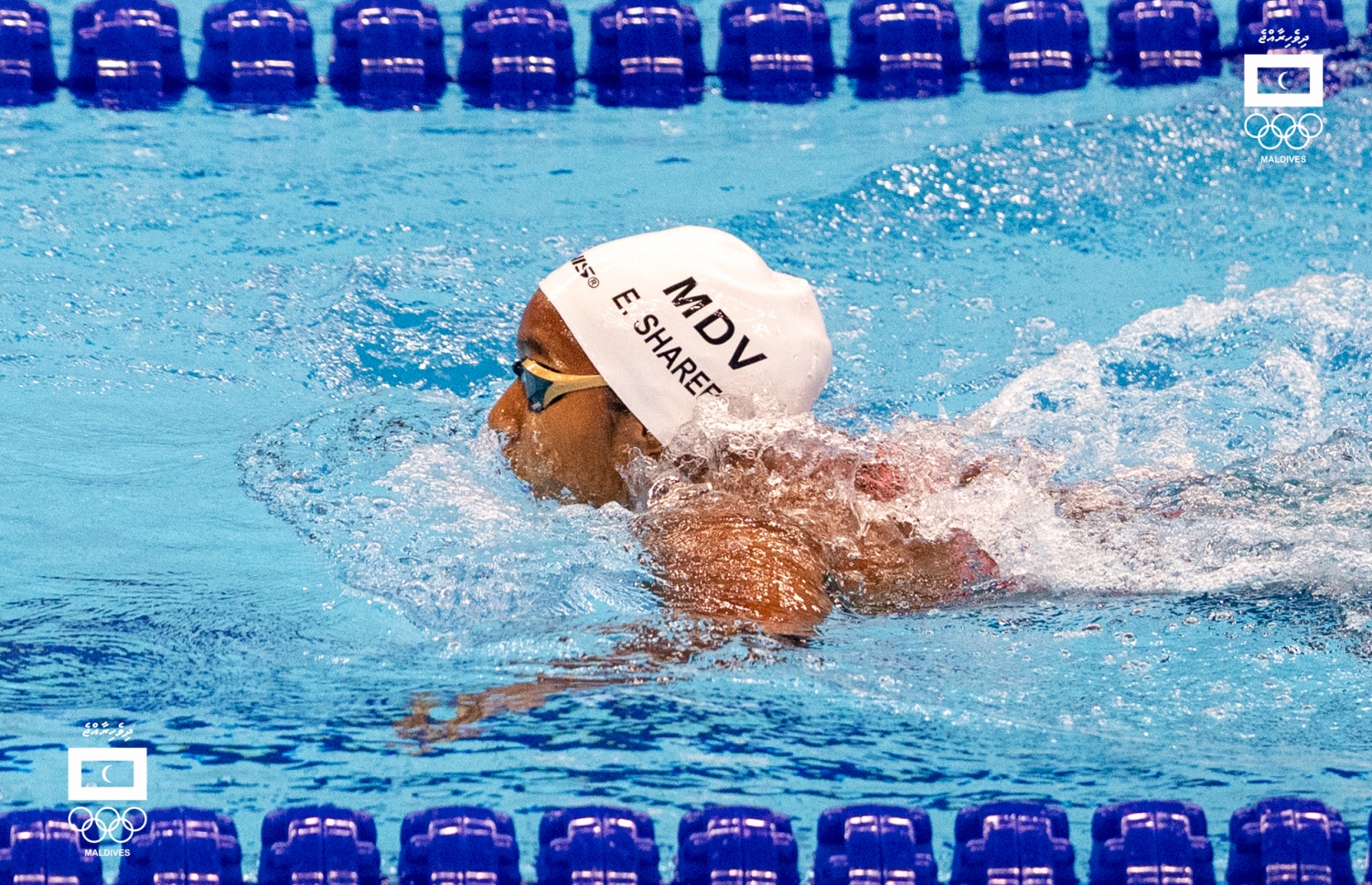 މިއަހަރުގެ އޭޝިއަން ގޭމްސްގެ އިވެންޓެއްގައި އީން.-- ފޮޓޯ: ނައުޝަމް ވަހީދު/ އެމްއޯސީ