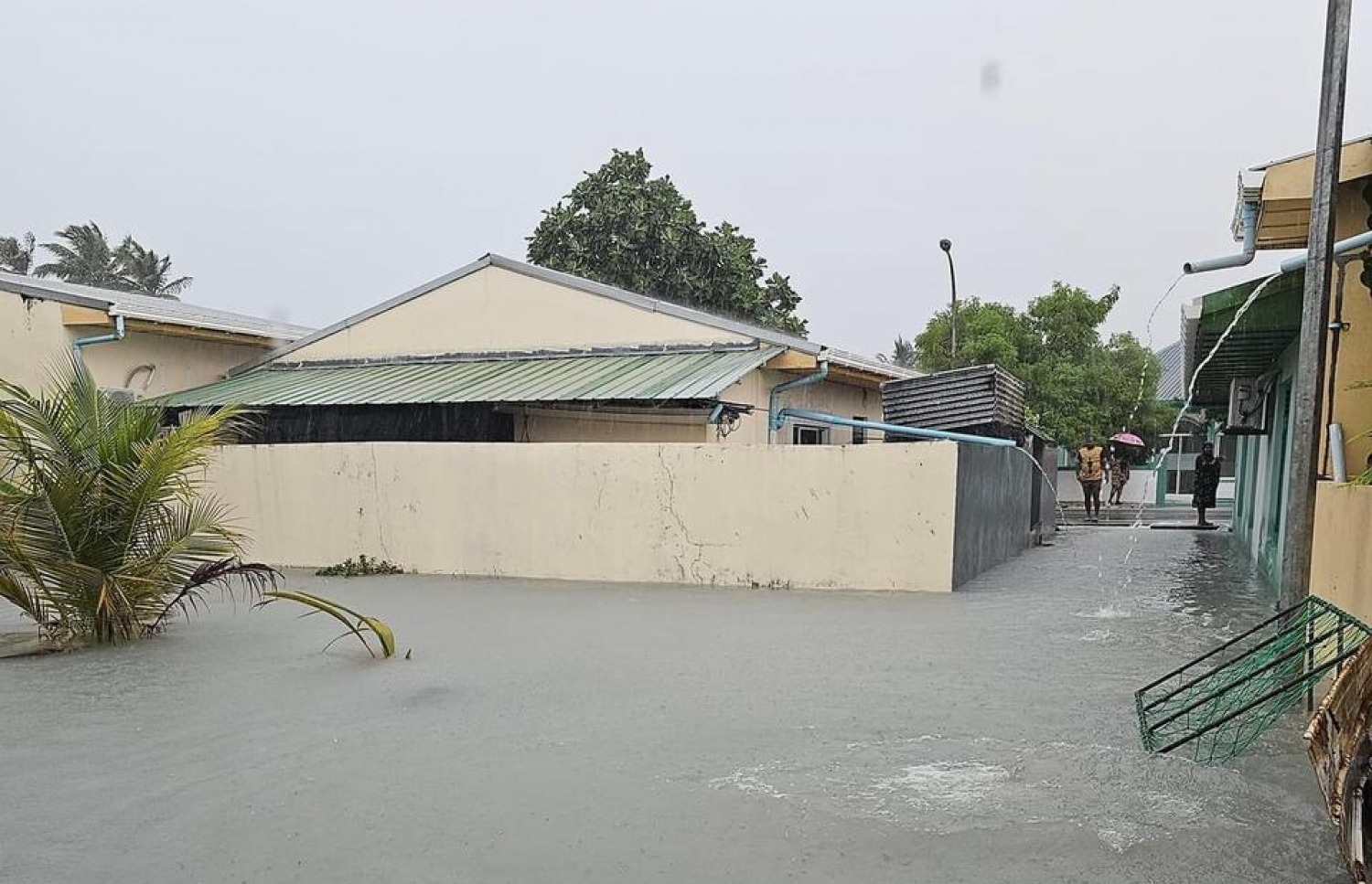 ހއ. ދިއްދޫގައި ފެންބޮޑުވެފައި.-- ފޮޓޯ: ސޯޝަލް މީޑިއާ