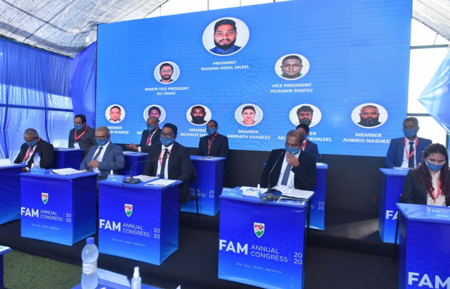 ޖުލައި 2020 ގައި އެފްއޭއެމަށް އިންތިހާބުވި އެކްސްކޯ: އެ އެކްސްކޯއިން ދެ މެންބަރުން މިހާރު ވަނީ އިސްތިއުފާ ދީފަ --- ފައިލް ފޮޓޯ: އެފްއޭއެމް