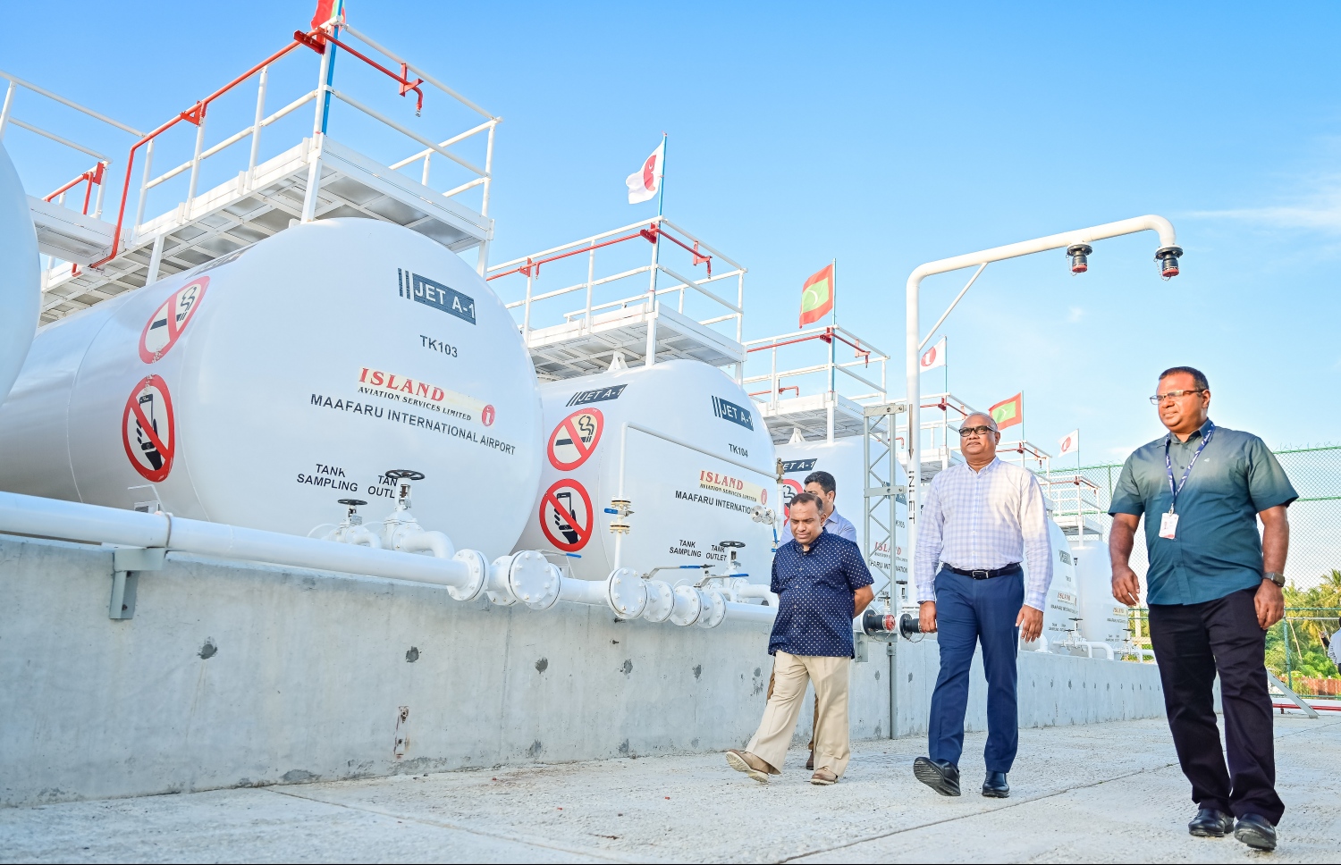 މާފަރު އެއާޕޯޓުގައި ގާއިމުކުރި މޯލްޑިވިއަންގެ ފުރަތަމަ ފިއުލް ފާމް ހުޅުވުން