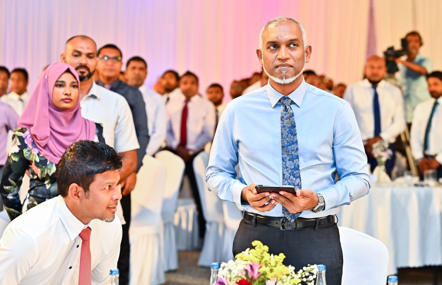 އިންތިހާބީ ރައީސް ޑރ. މުހައްމަދު މުއިއްޒުގެ ހަފްތާ 14 ލޯންޗުކޮށްދެއްވަނީ -- ފޮޓޯ: ފަޔާޒް މޫސާ/ މިހާރު