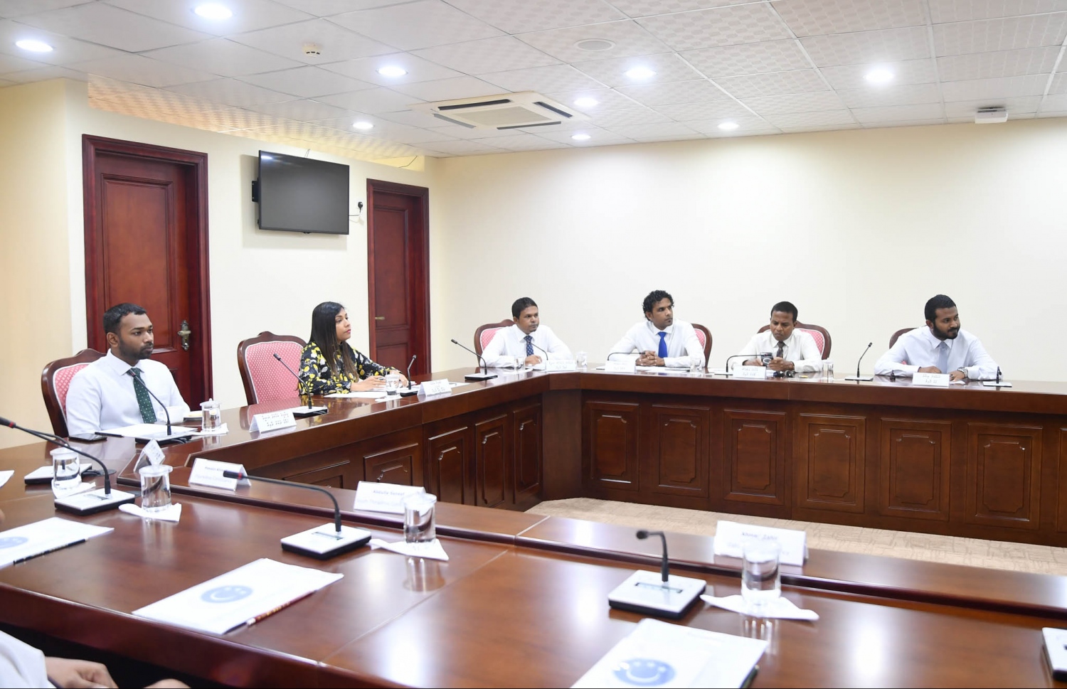 މިއަދު ބޭއްވި މިނިވަން މުވައްސަސާތަކާ ބެހޭ ކޮމިޓީގެ ތެރެއިން -- ފޮޓޯ: މަޖިލިސް