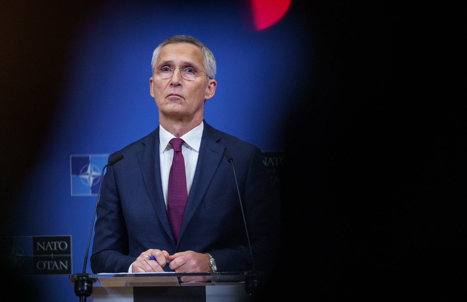 ނޭޓޯގެ ސެކްރެޓަރީ ޖެނެރަލް ޖެންސް ސްޓޮލްޓެންބާގް: ގާޒާގެ ގަތުލުއާންމުގައި ނޭޓޯ އޮތީ ހިމޭނުން --- ފޮޓޯ: އޭއެފްޕީ