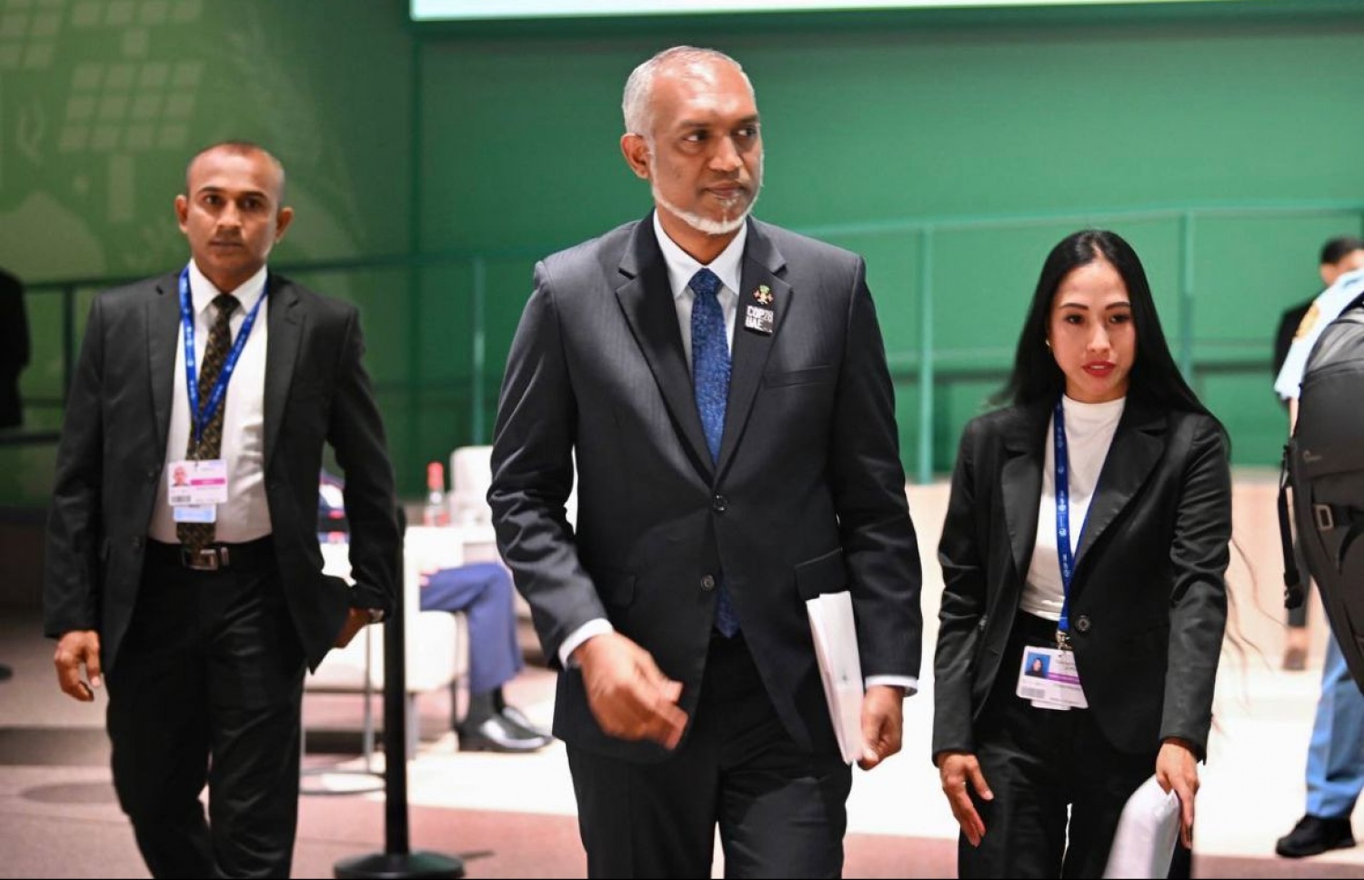 ރައީސް ޑރ. މުހައްމަދު މުއިއްޒު، ކޮޕް28 ގައި ބައިވެރިވެވަޑައިގަންނަވަނީ-- ފޮޓޯ: ރައީސް އޮފީސް