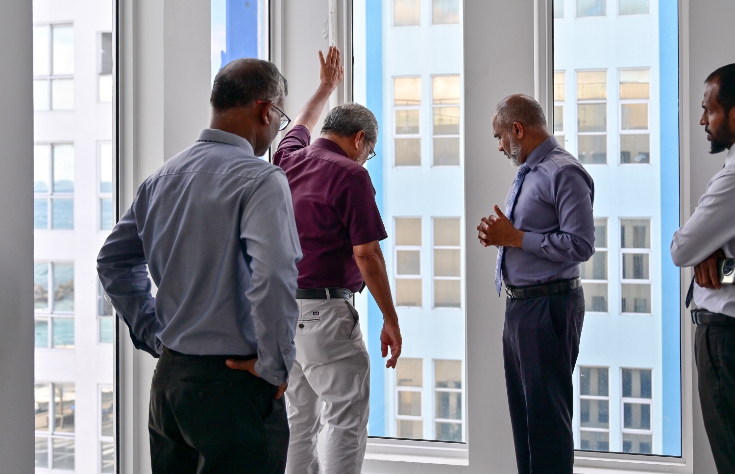 ދަރުމަވަންތަ ސްކޫލުގެ އާ އިމާރާތް، އެޑިއުކޭޝަން މިނިސްޓަރު ޑރ. ޝަފީއު (ކ) ބައްލަވާލައްވަނީ.-- ފޮޓޯ: ނިޝާން އަލީ/ މިހާރު