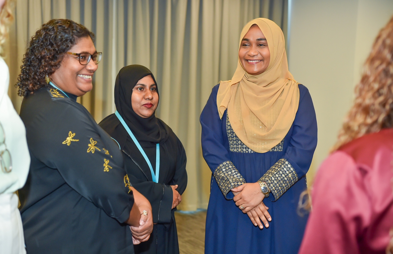 ފަސްޓް ލޭޑީ ސާޖިދާ ވޯކްޝޮޕްގައި ބައިވެރިވެވަޑައިގަންނަވަނީ. -- ފޮޓޯ | ރައީސް އޮފީސް